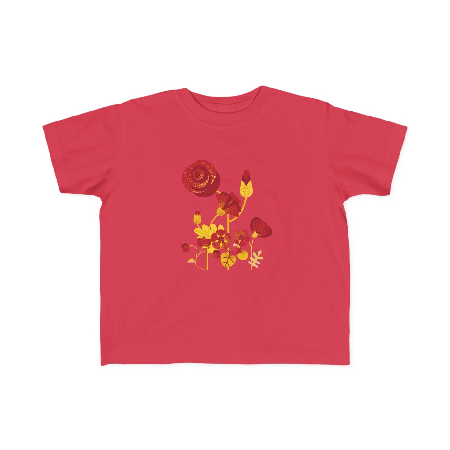 Retro Flowers Toddler T-shirt EU