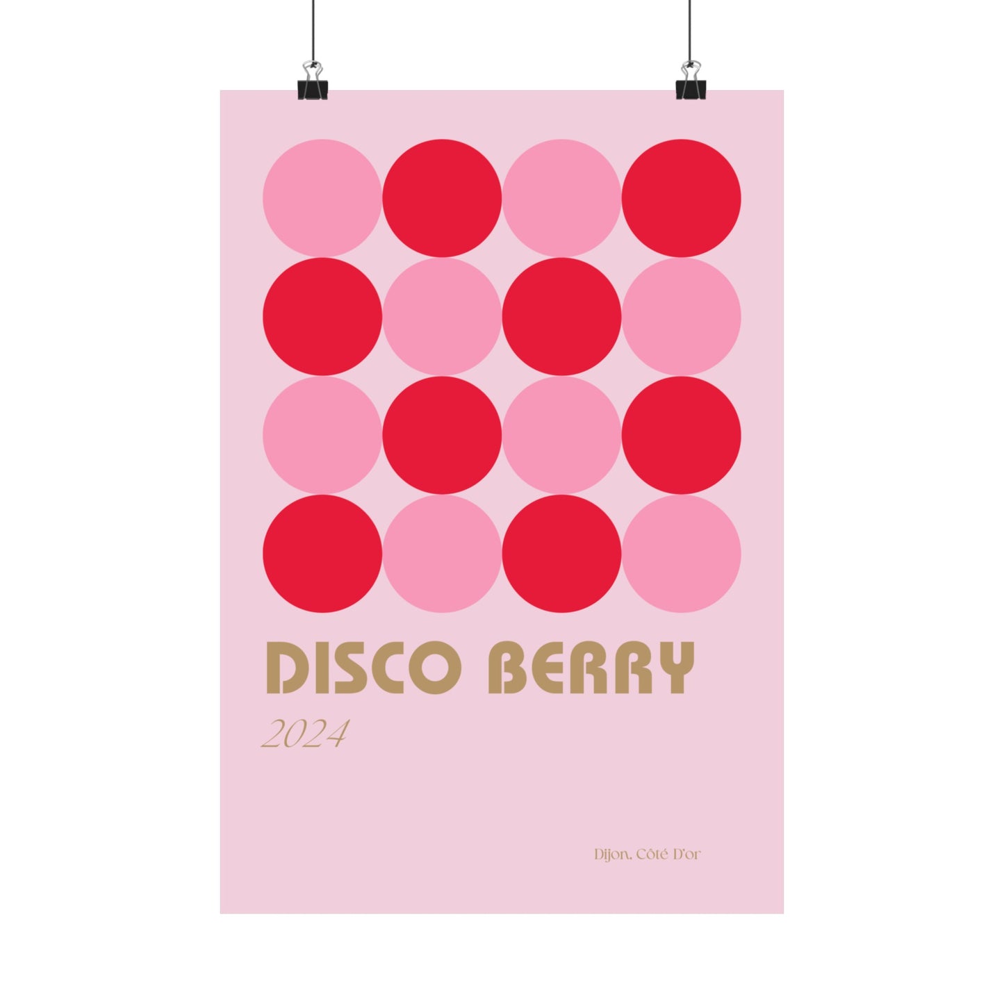 Disco Berry Vertical Posters