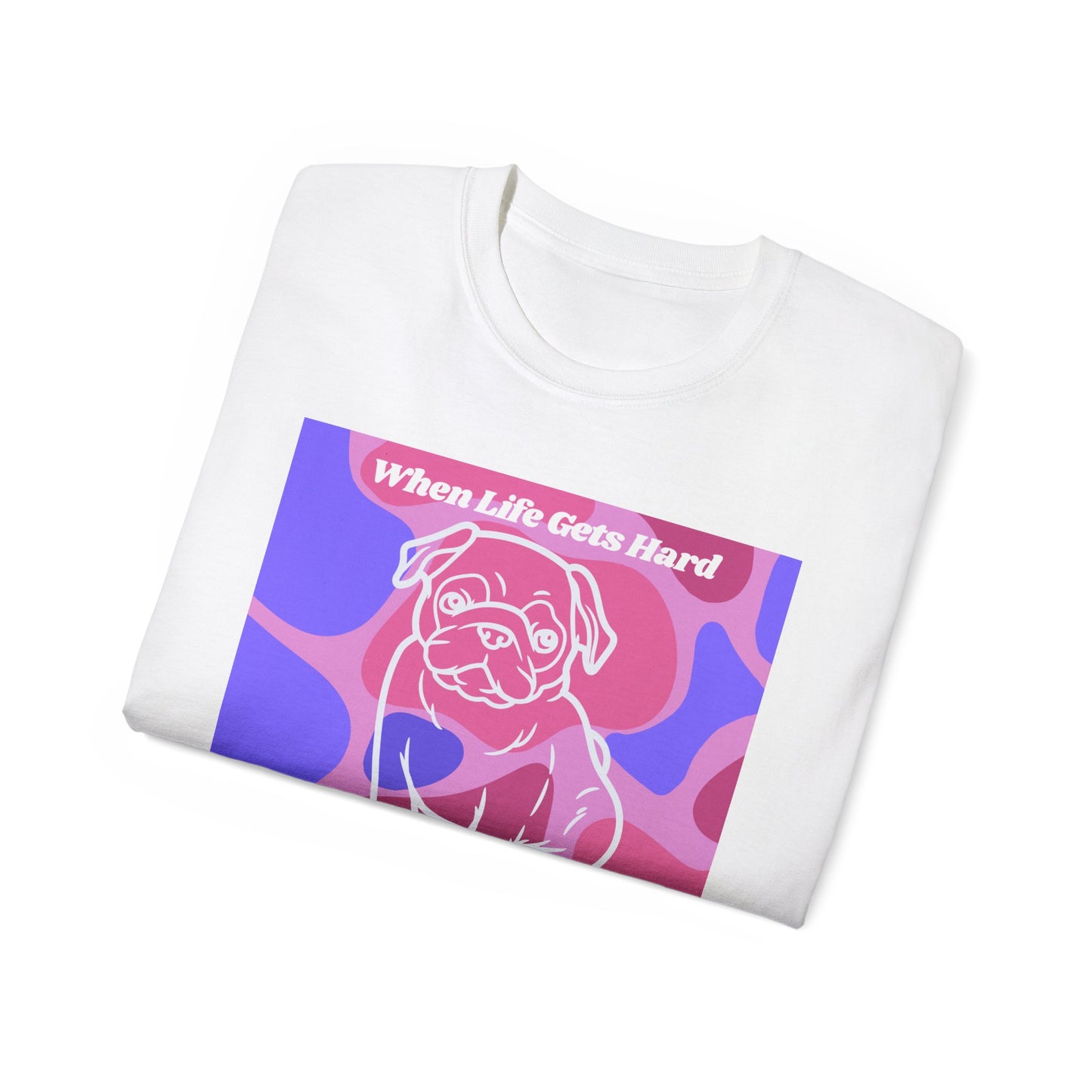 Charming Pug Unisex Ultra Cotton Tee