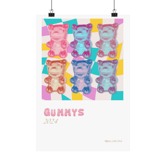 Gummys Vertical Posters