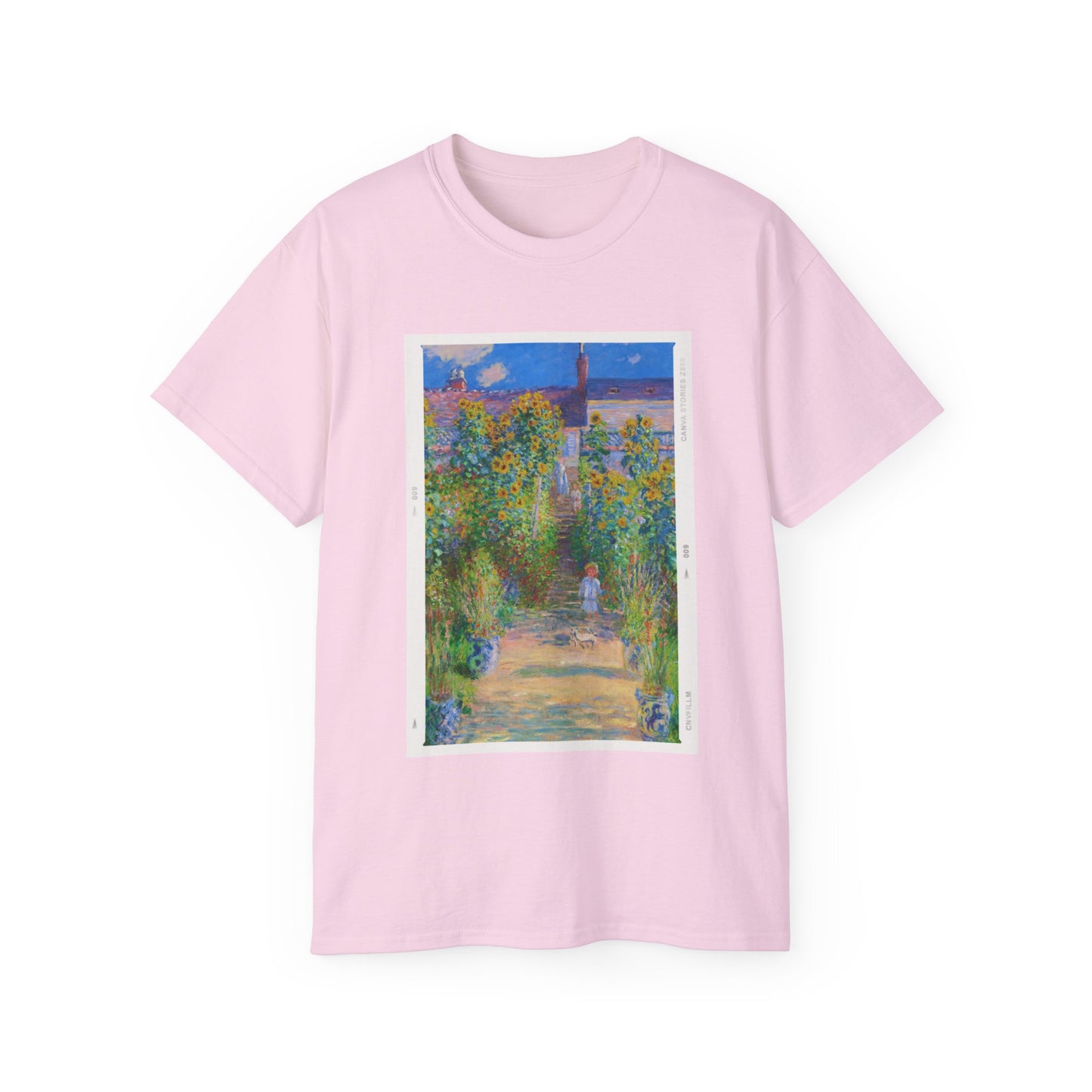 Fotografía de Claude Monet en el jardín de Vetheuil, 1880 Ultra Cotton Tee EU