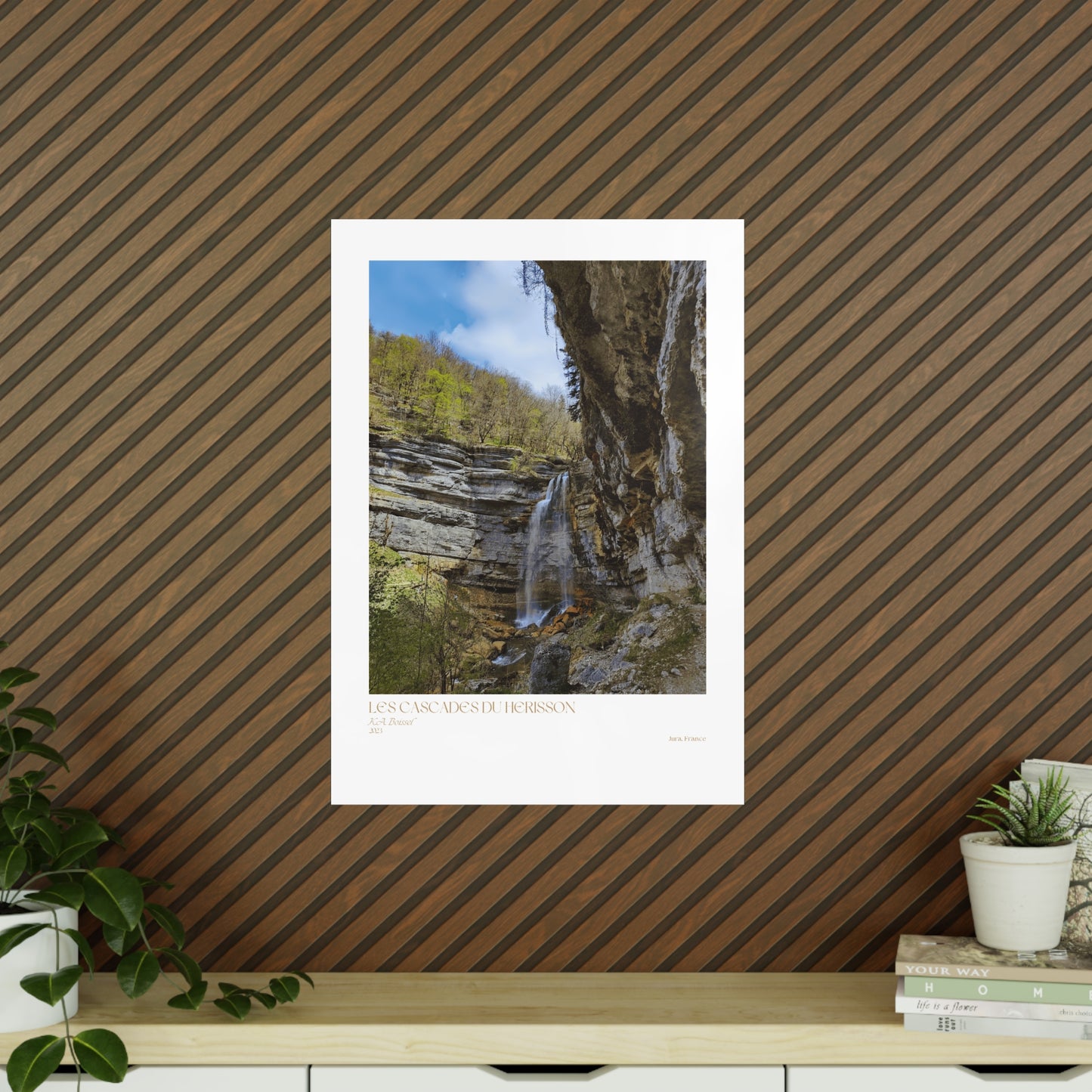 Les Cascades Du Herisson Vertical Posters EU