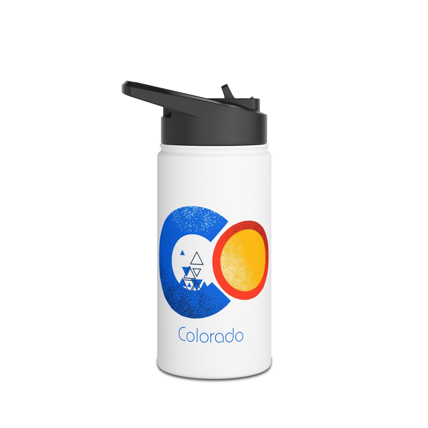 Modern Colorado Stainless Steel Water Bottle, Standard Lid