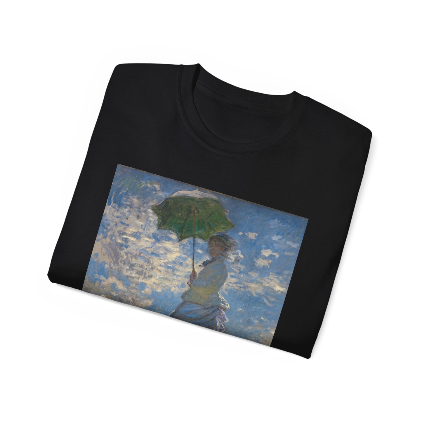 Ripped Claude Monet Madame Monet and Her Son or The Stroll 1875 Ultra Cotton Tee