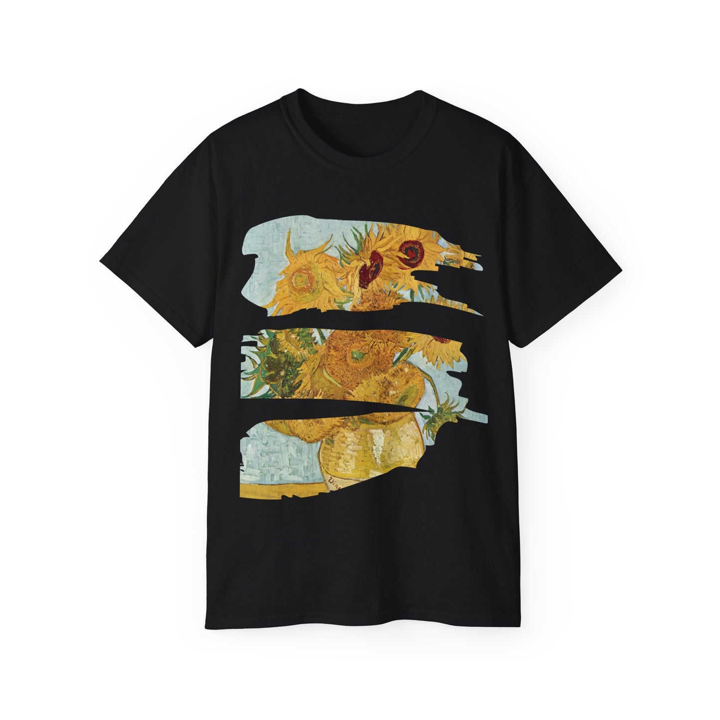 Brush Vincent Van Gogh, Sunflowers 1888-1889 Ultra Cotton Tee EU