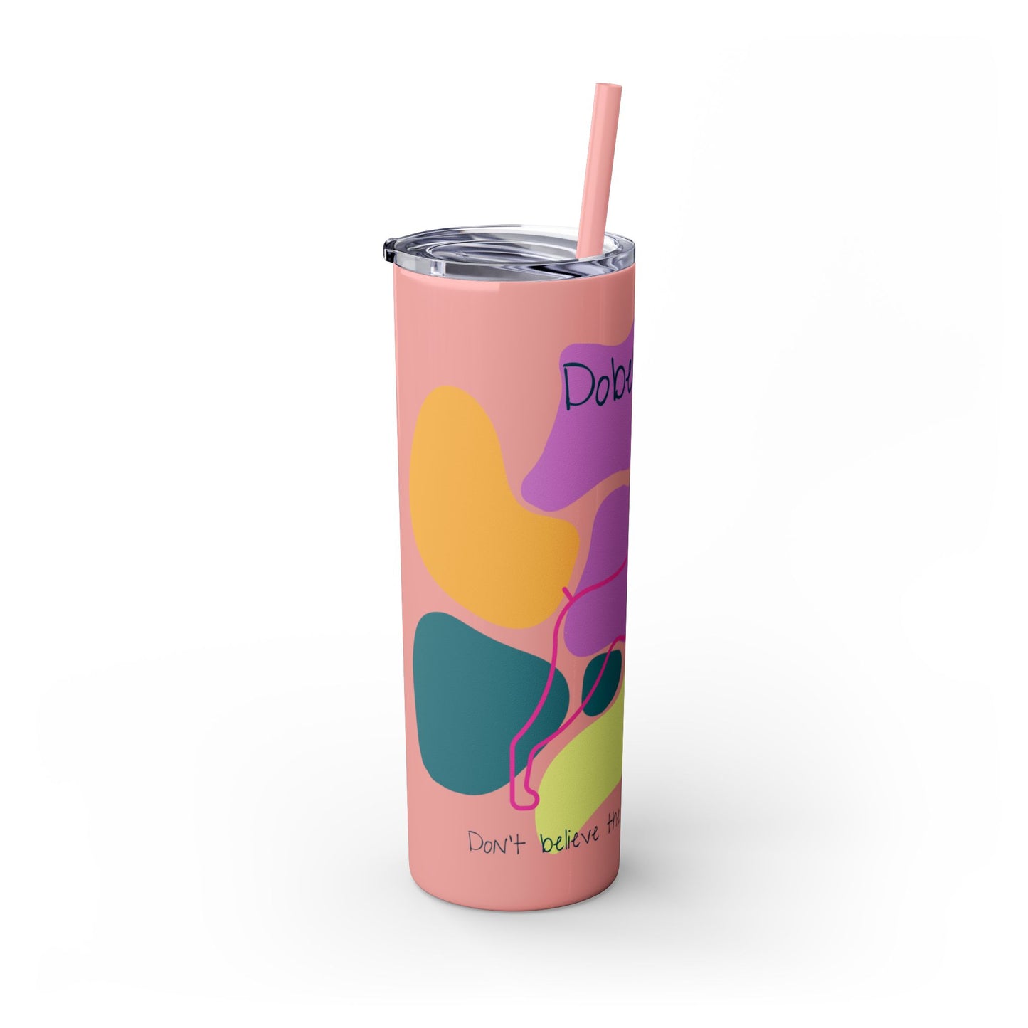 Doberman Tumbler with Straw, 20oz