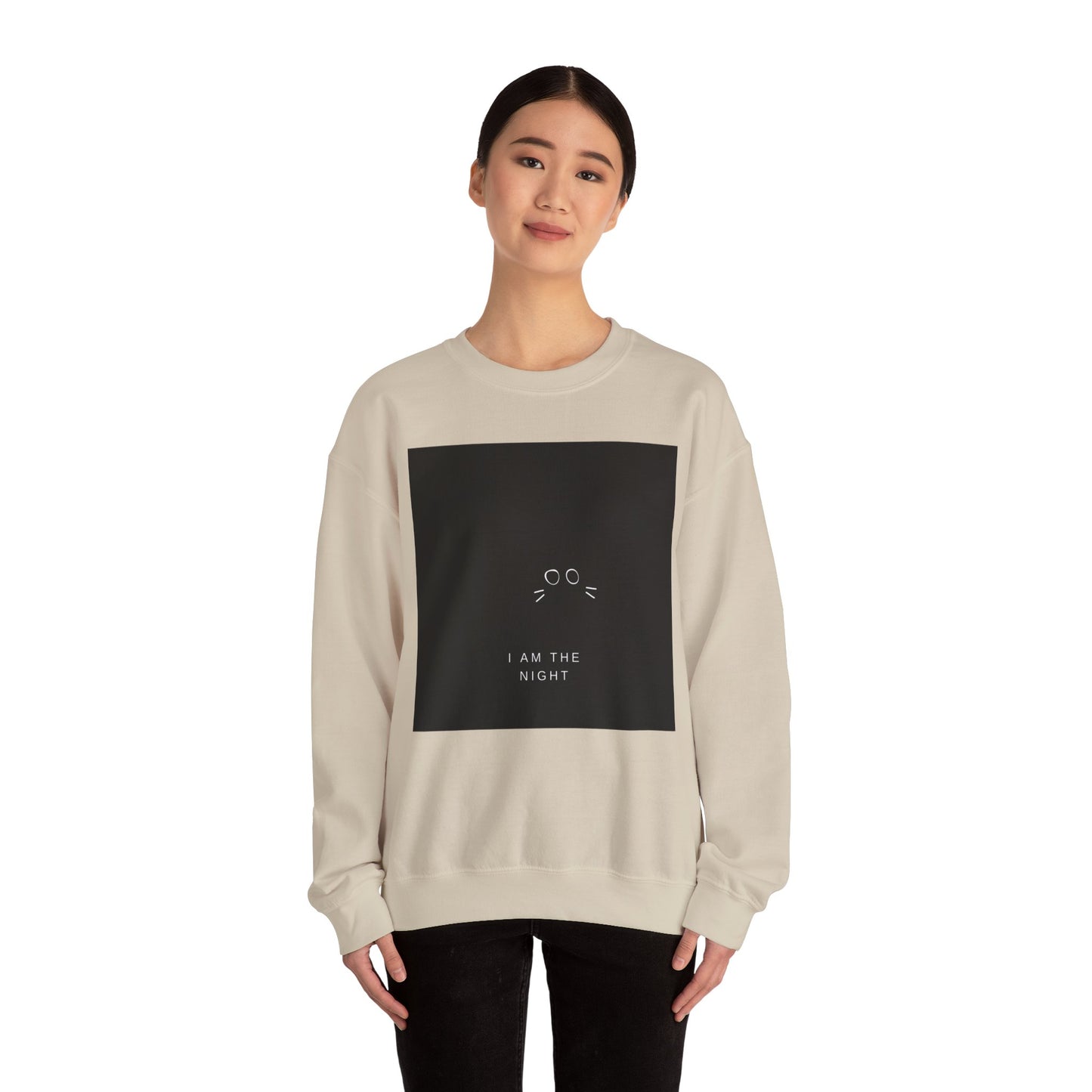 Black Cat Unisex Heavy Blend™ Crewneck Sweatshirt