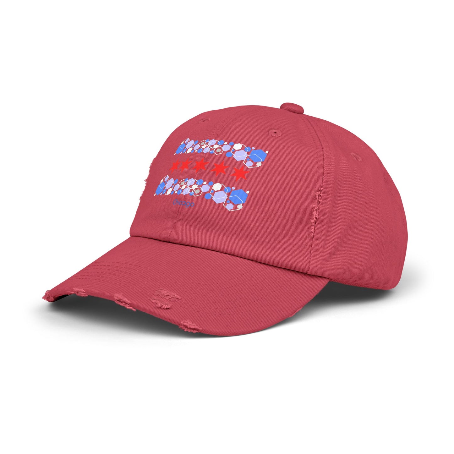 Modern Chicago Unisex Distressed Cap