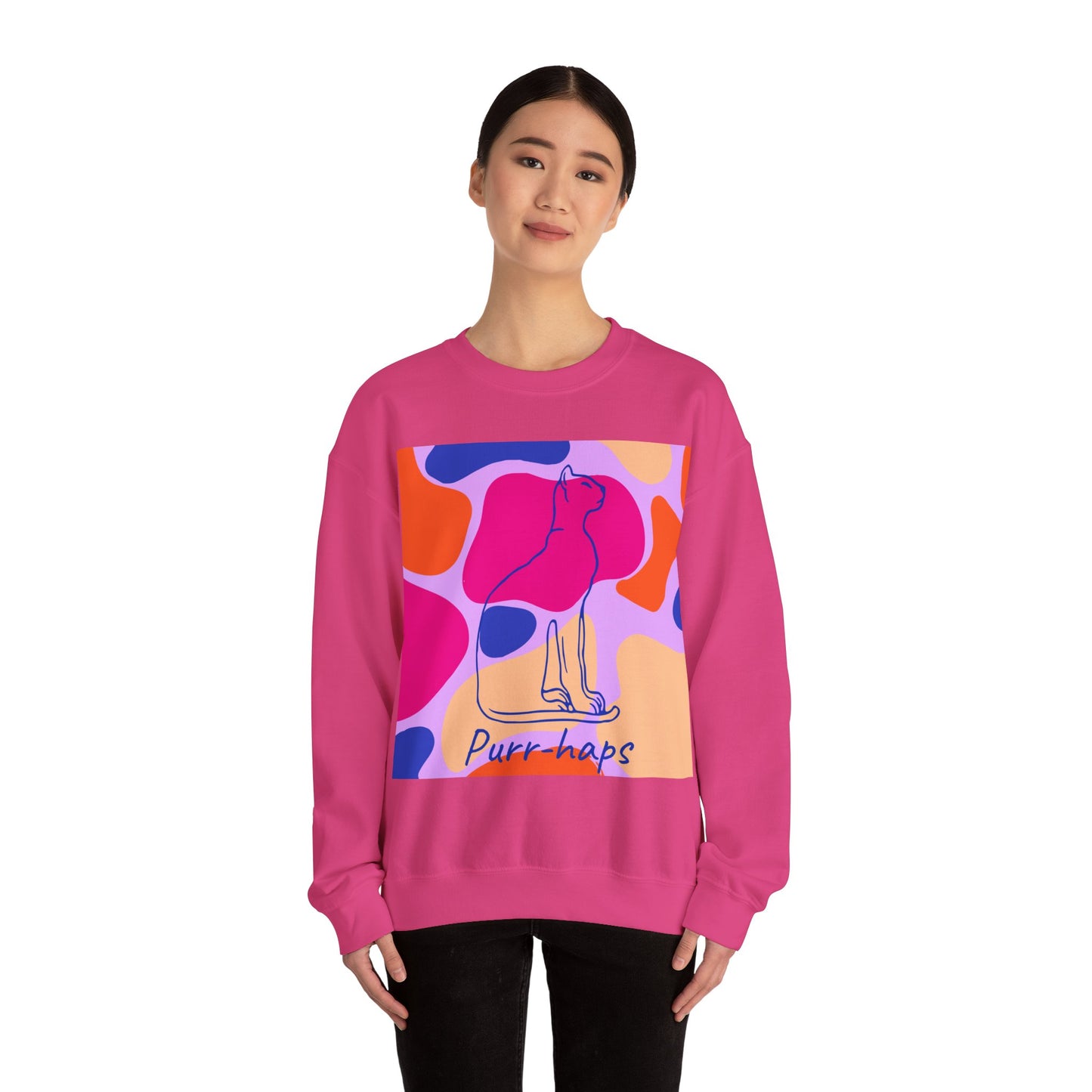 Purr-haps Unisex Heavy Blend™ Crewneck Sweatshirt EU