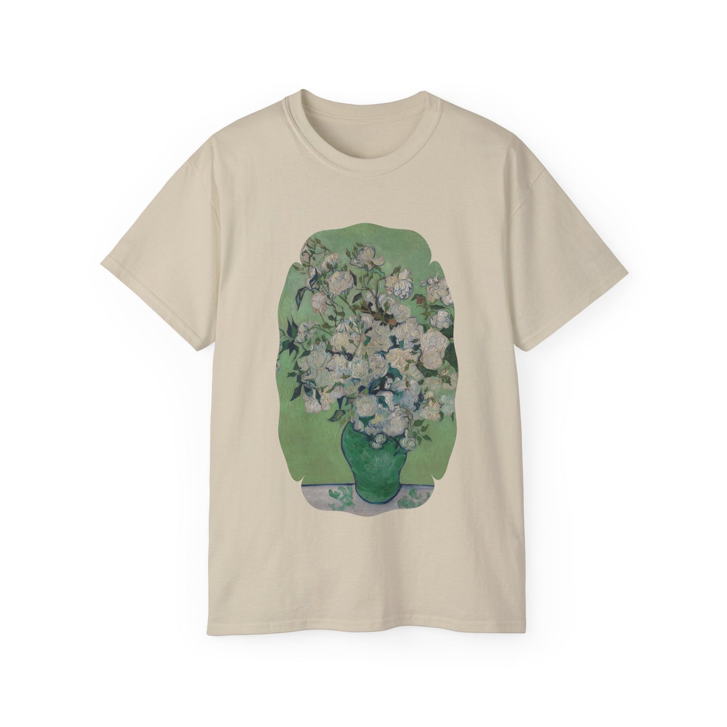 Vincent Van Gogh, Vase of Roses 1890 Ultra Cotton Tee