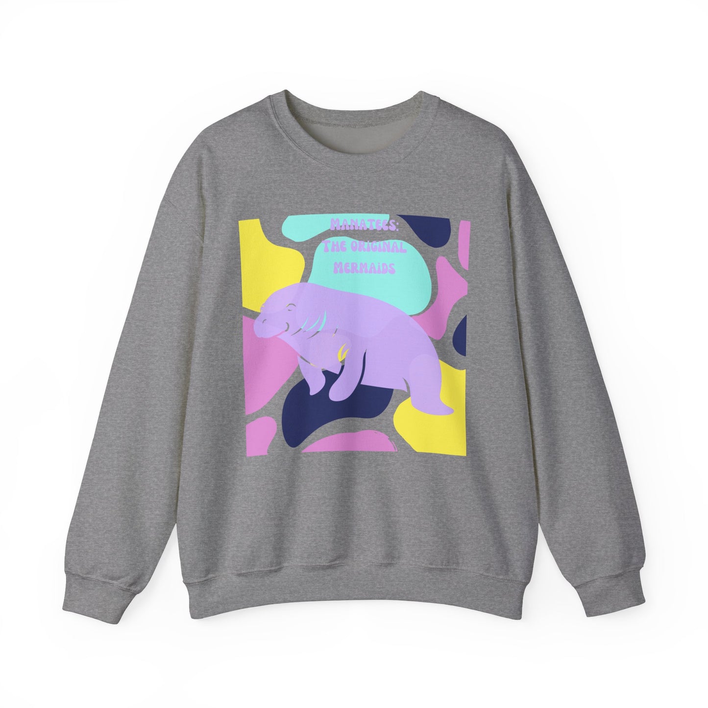 The Original Mermaid Manatee Unisex Heavy Blend™ Crewneck Sweatshirt