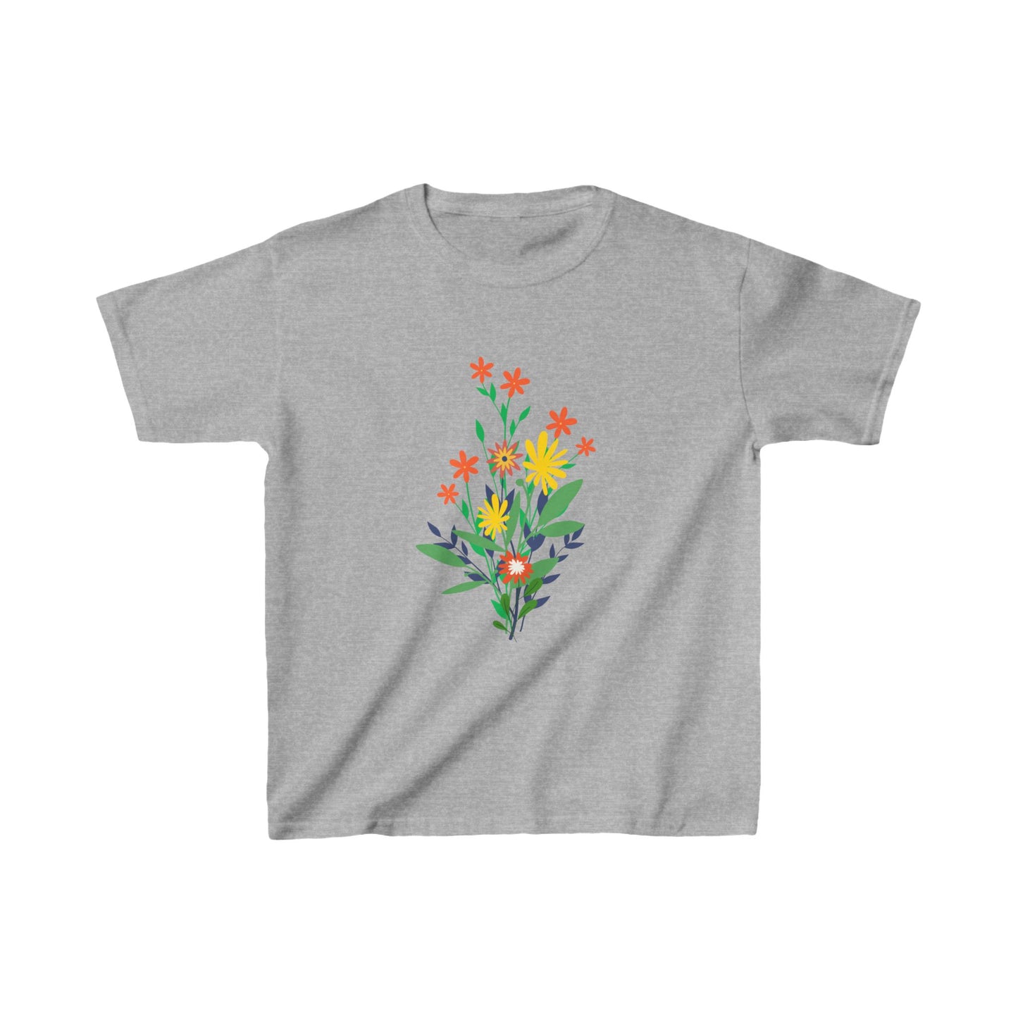 Summer Flowers Kids Heavy Cotton™ Tee EU