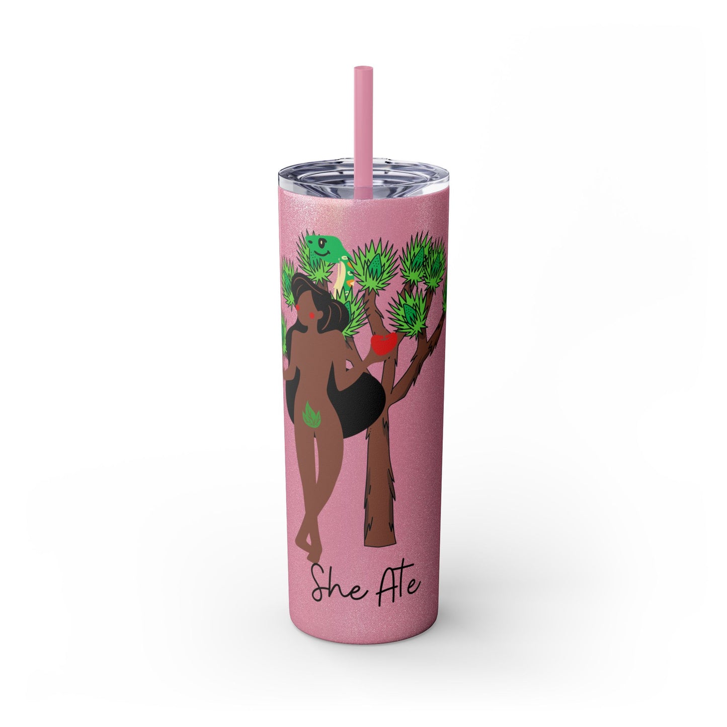 Eve She Ate Tumbler with Straw, 20oz