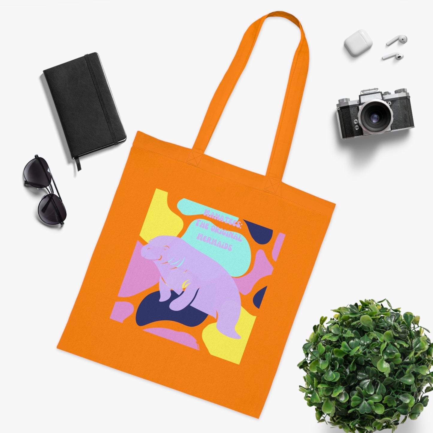 The Original Mermaid Manatee Tote Bag EU