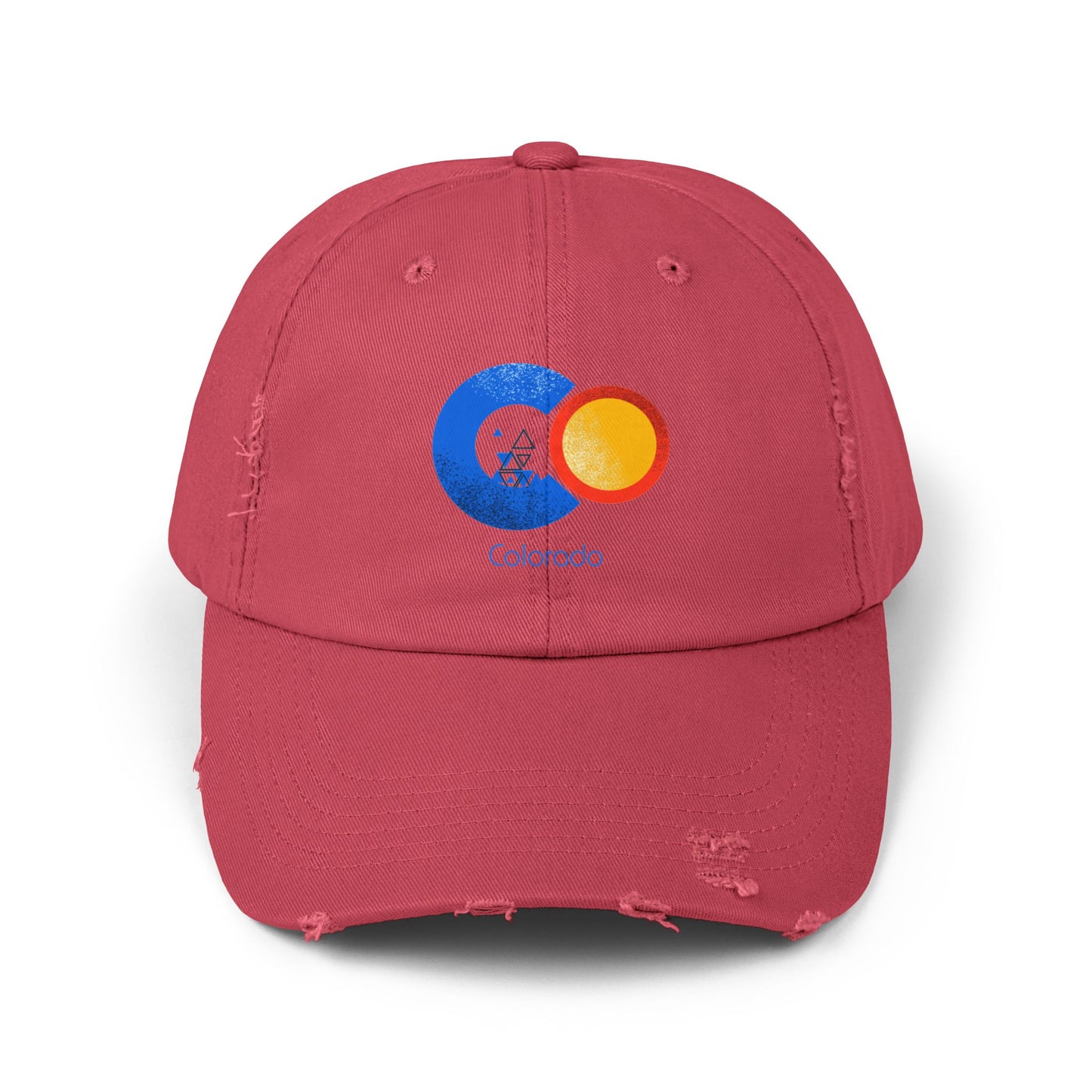 Modern Colorado Unisex Distressed Cap