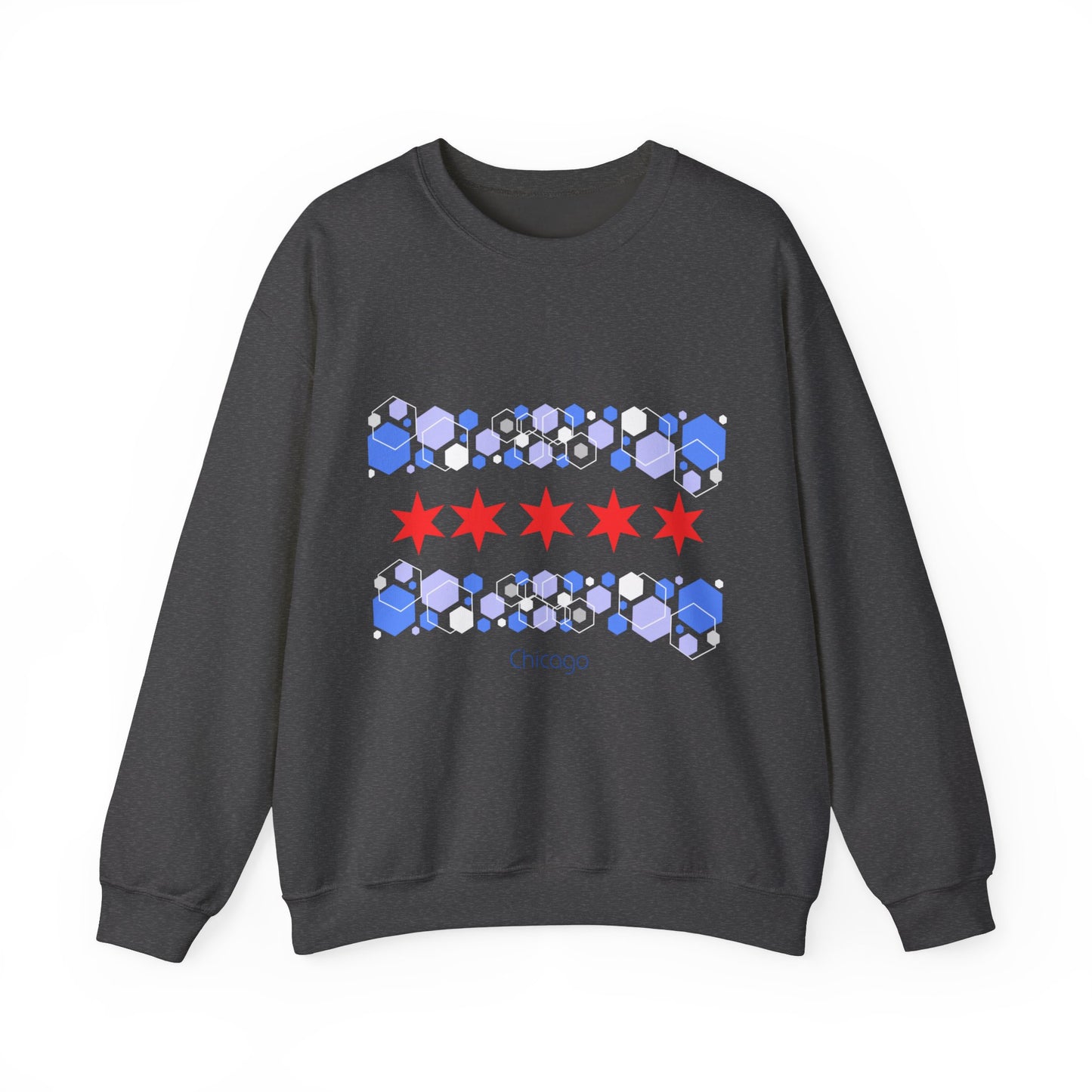 Modern Chicago Unisex Heavy Blend™ Crewneck Sweatshirt EU