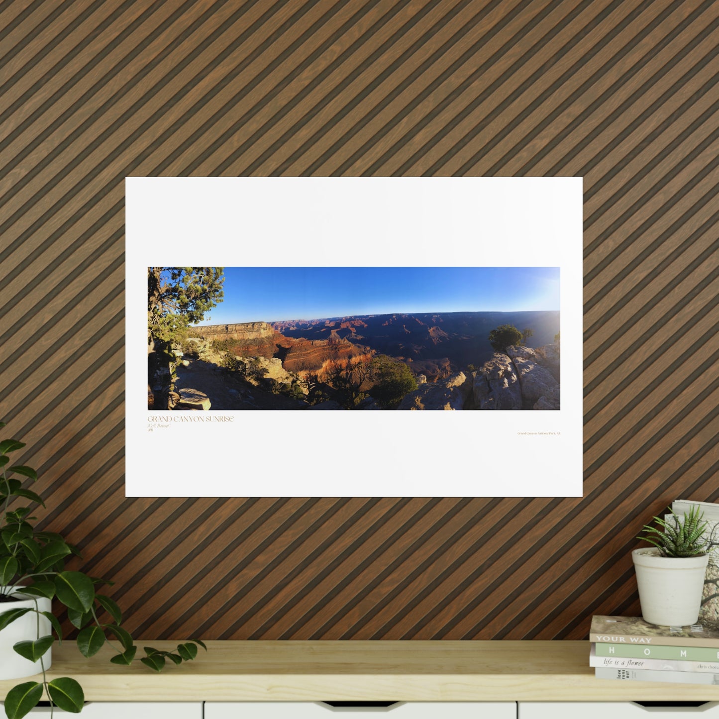 Grand Canyon Sunrise Matte Photograph Horizontal Posters EU