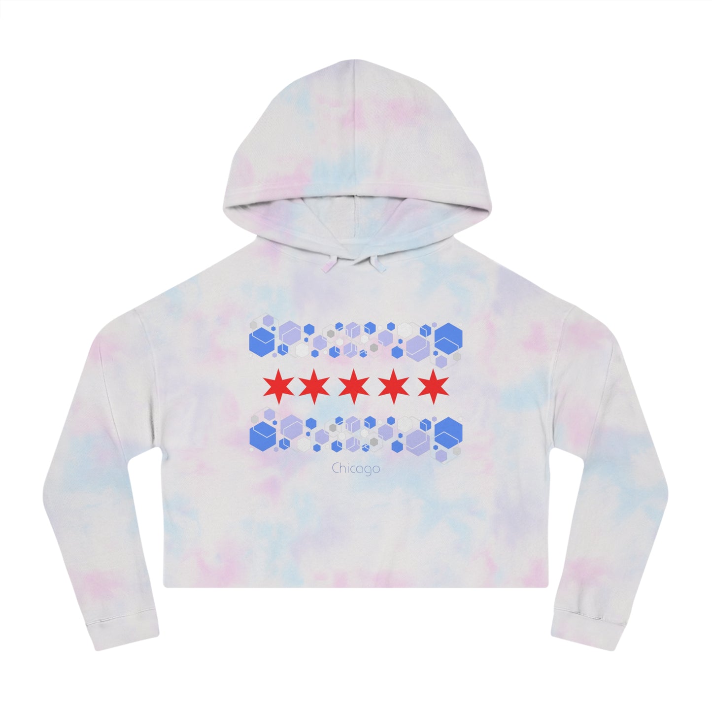 Modern Chicago Women’s Cropped Hooded Sweatshirt