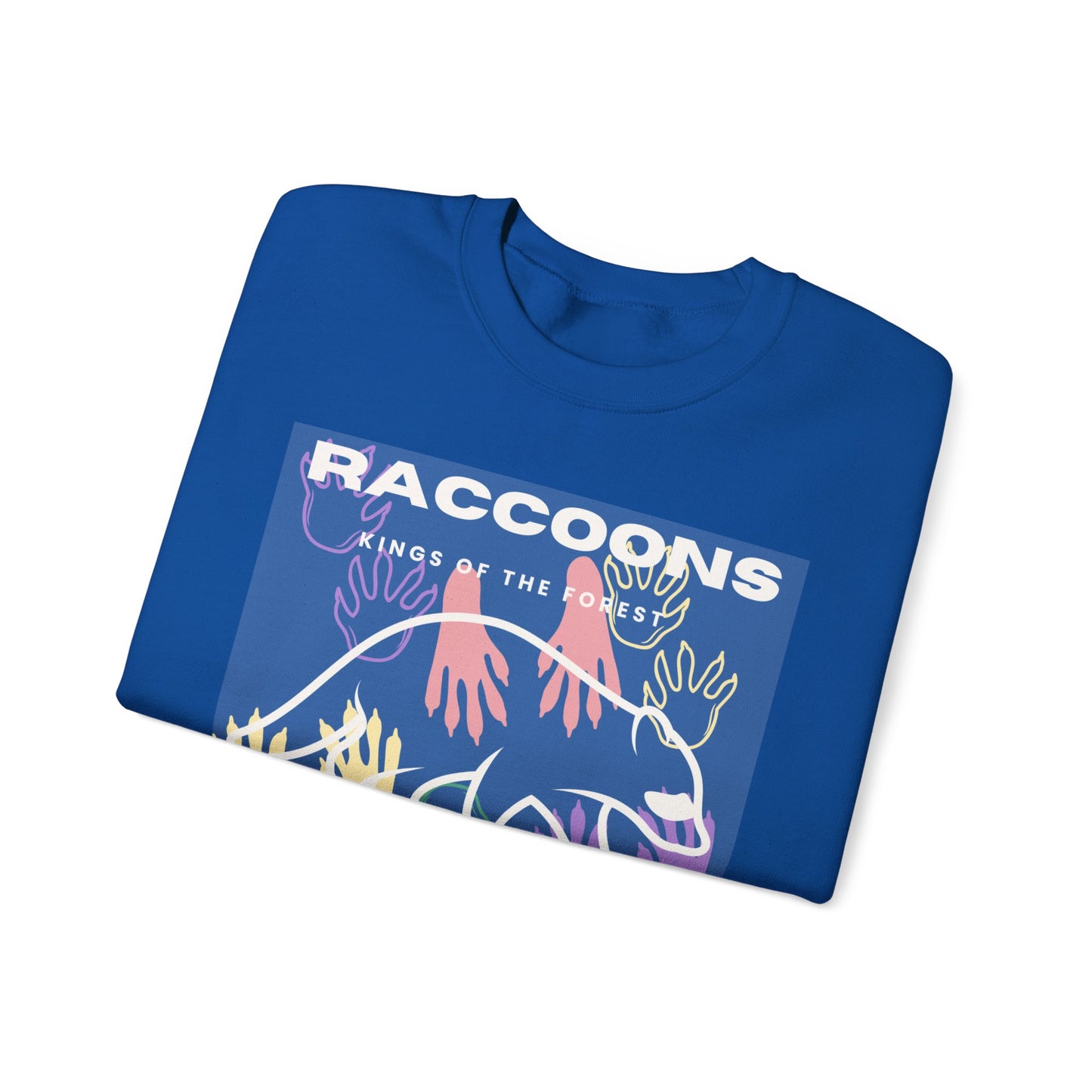 Kings of City Forest Raccoons Unisex Heavy Blend™ Crewneck Sweatshirt