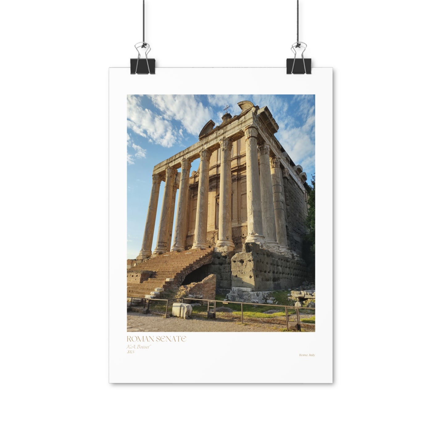 Roman Senate Photograph Vertical Posters EU