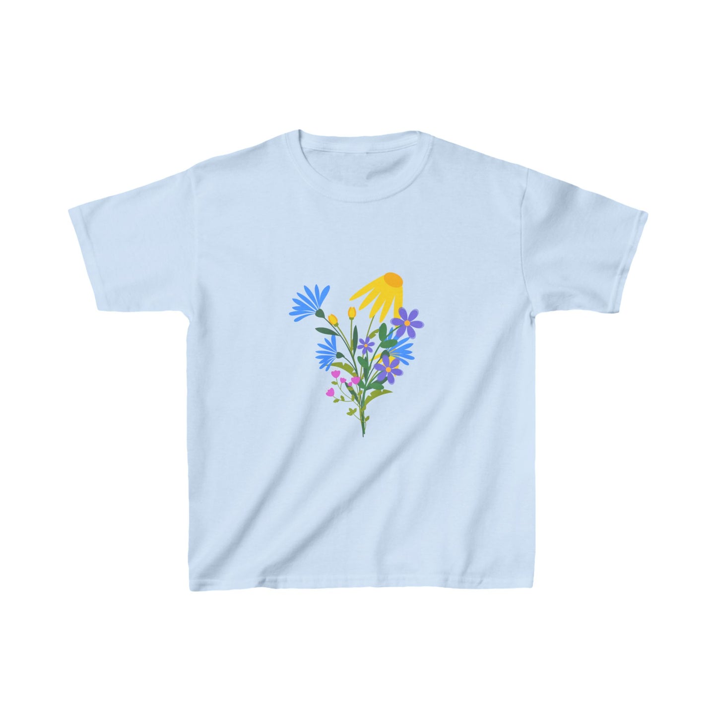 Spring Flowers Kids Heavy Cotton™ Tee EU