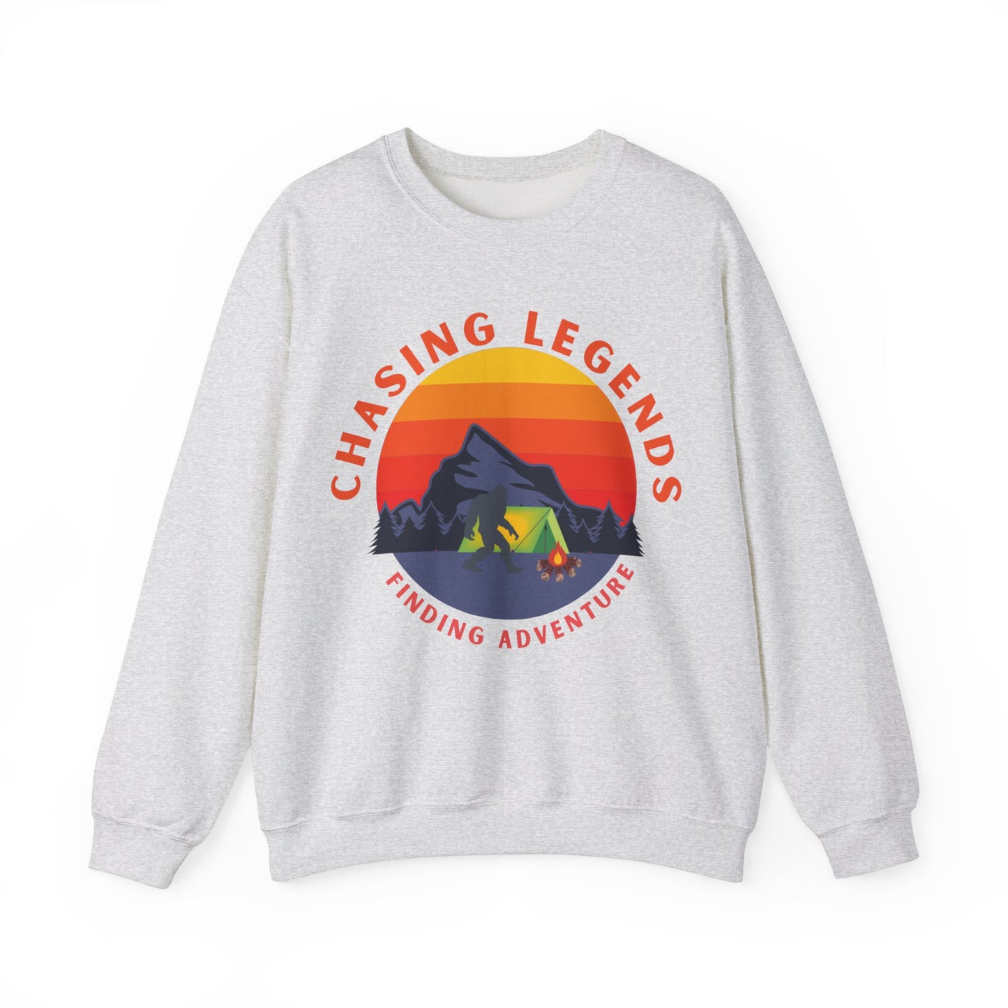 Bigfoot Adventure: Chasing Legends Unisex Heavy Blend™ Crewneck Sweatshirt EU