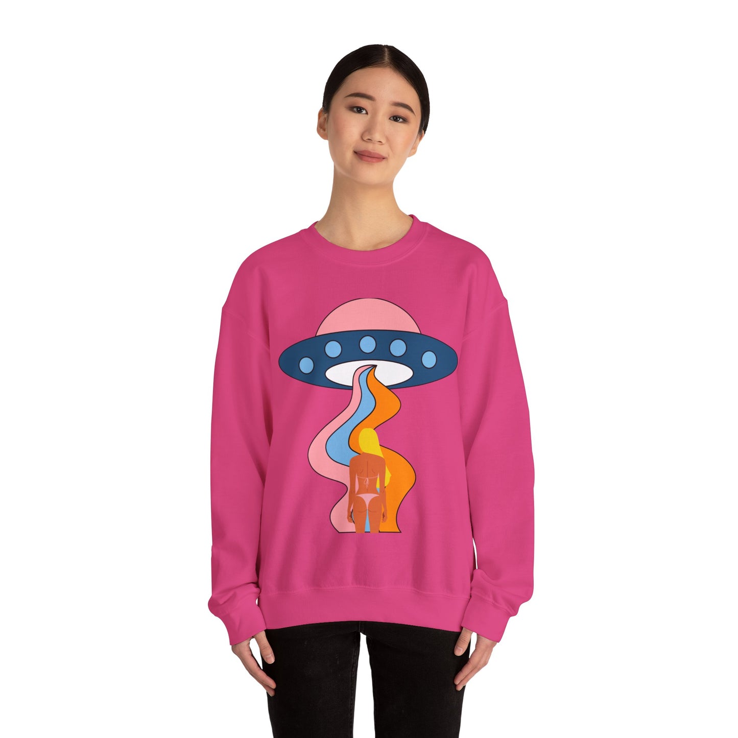 Bikini Abduction Unisex Heavy Blend™ Crewneck Sweatshirt EU