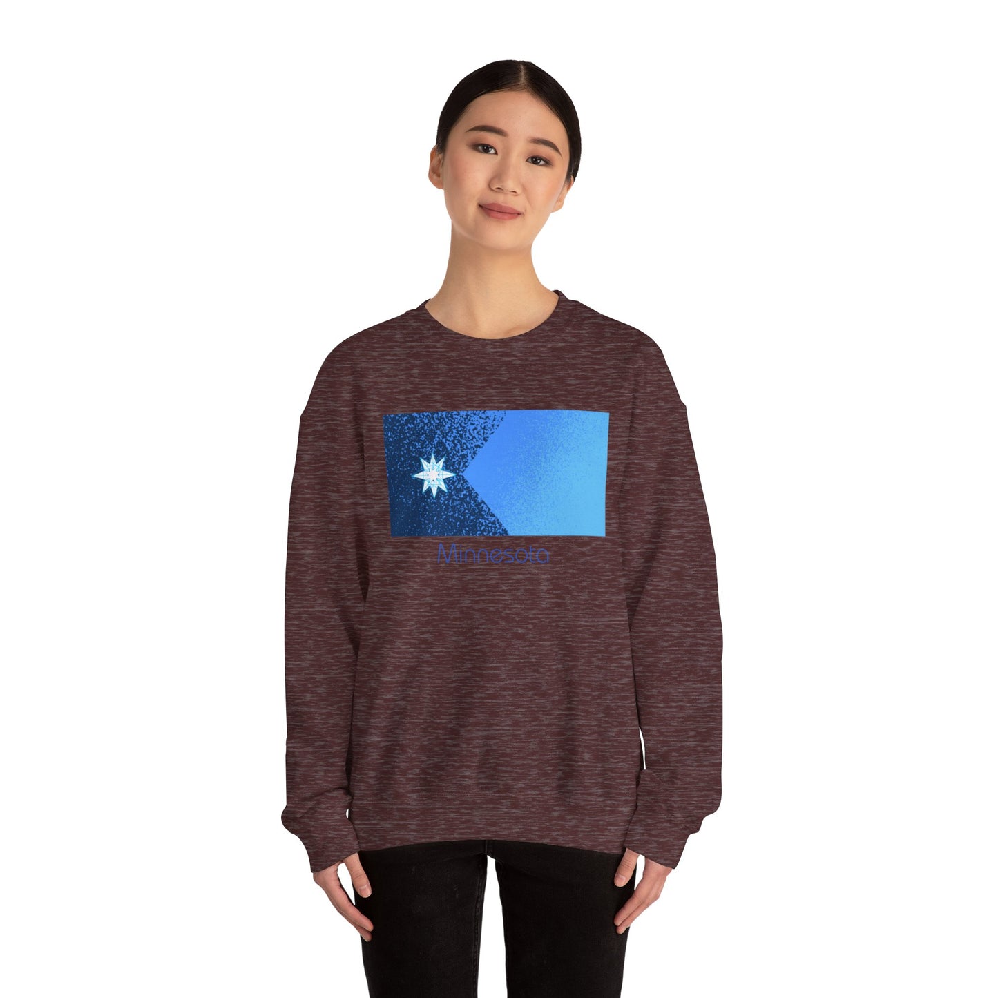 Modern Minnesota Unisex Heavy Blend™ Crewneck Sweatshirt