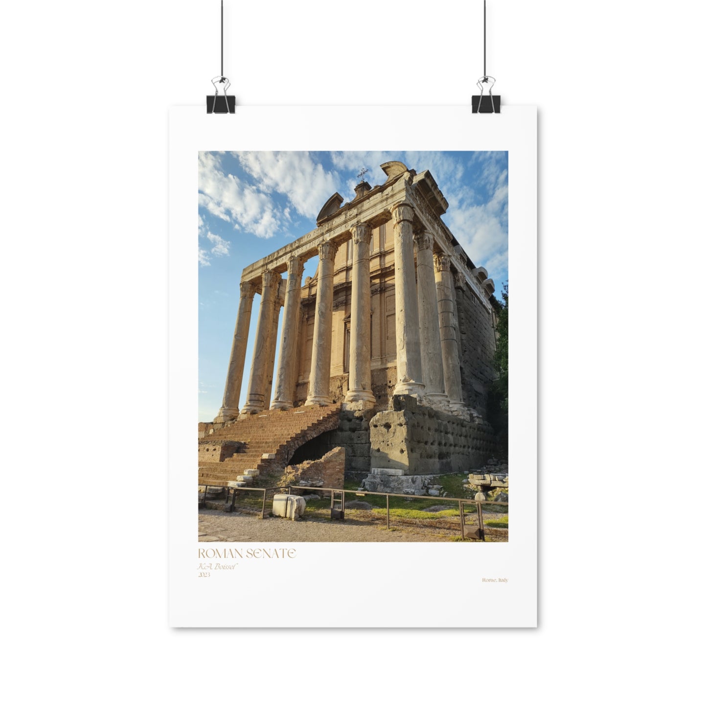 Roman Senate Photograph Vertical Posters EU