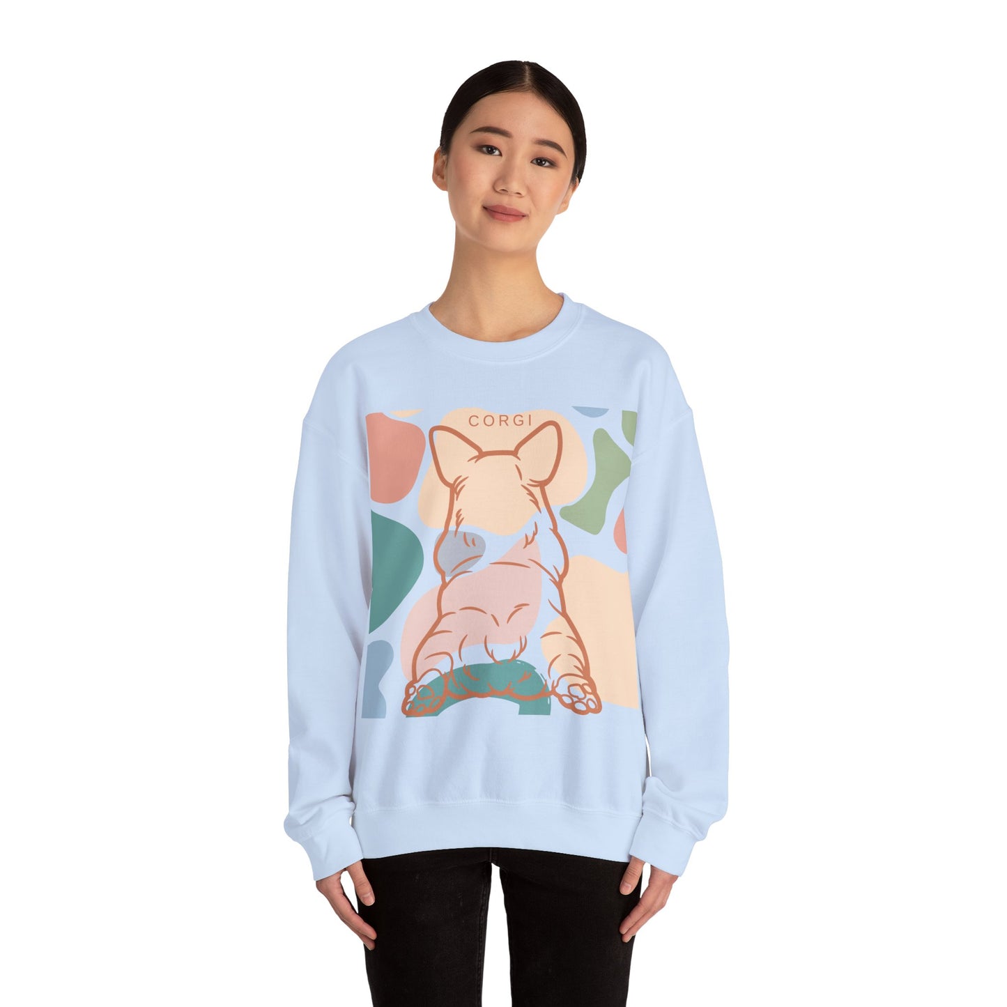 Cute Corgi Rump Unisex Heavy Blend™ Crewneck Sweatshirt EU