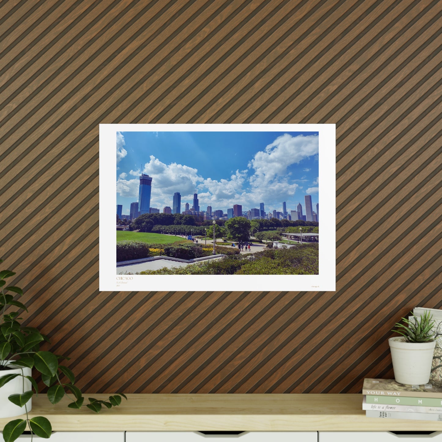 Chicago Matte Photograph Horizontal Posters EU