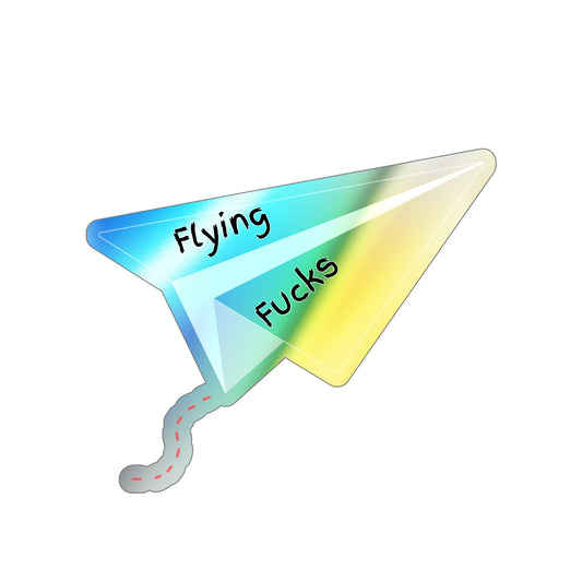 Flying Friggs Holographic Die-cut Stickers