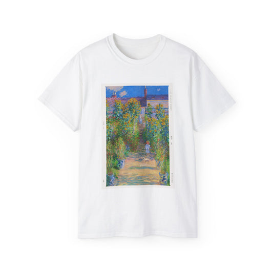 Fotografía de Claude Monet en el jardín de Vetheuil, 1880 Ultra Cotton Tee EU