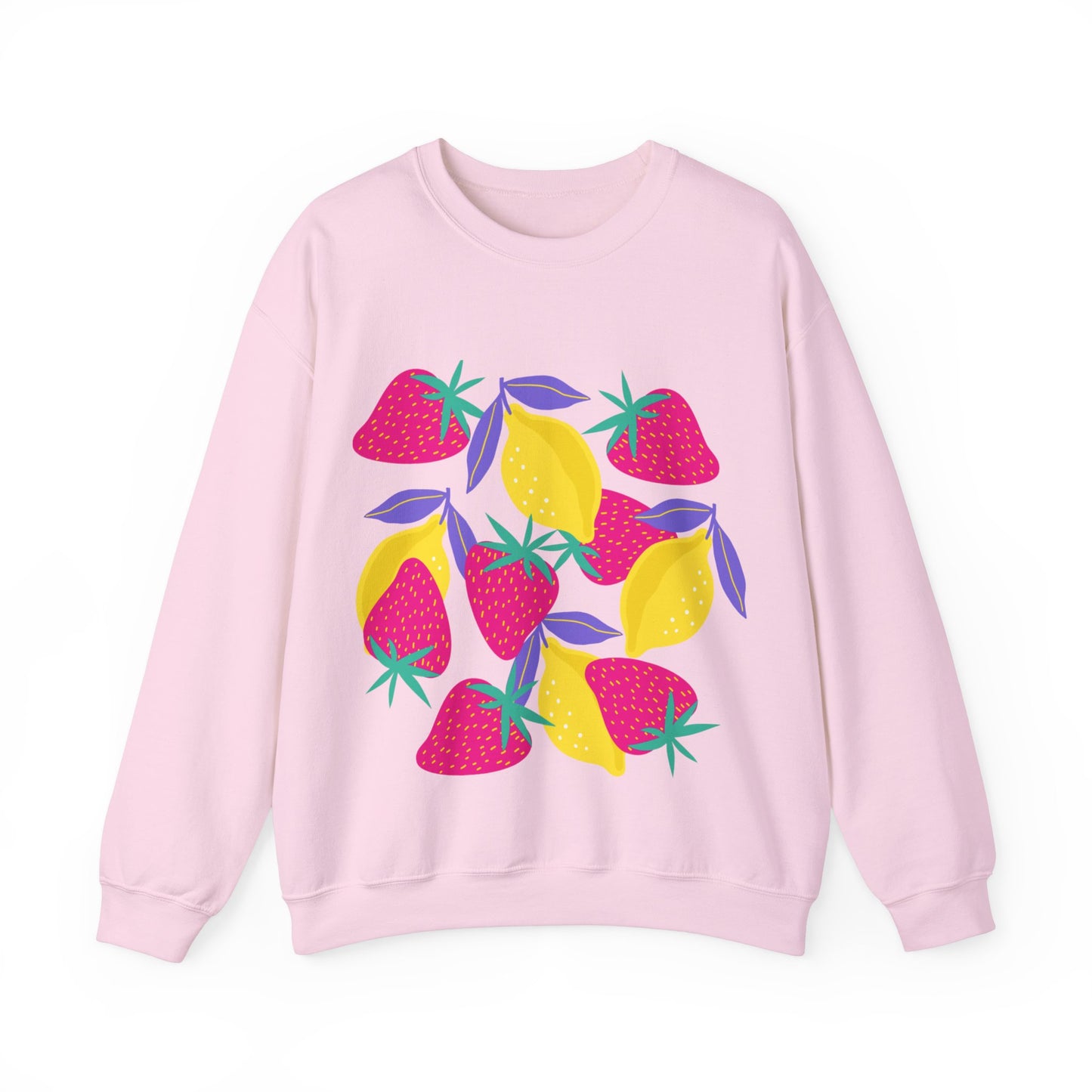 Lemons and Strawberries Unisex Heavy Blend™ Crewneck Sweatshirt EU