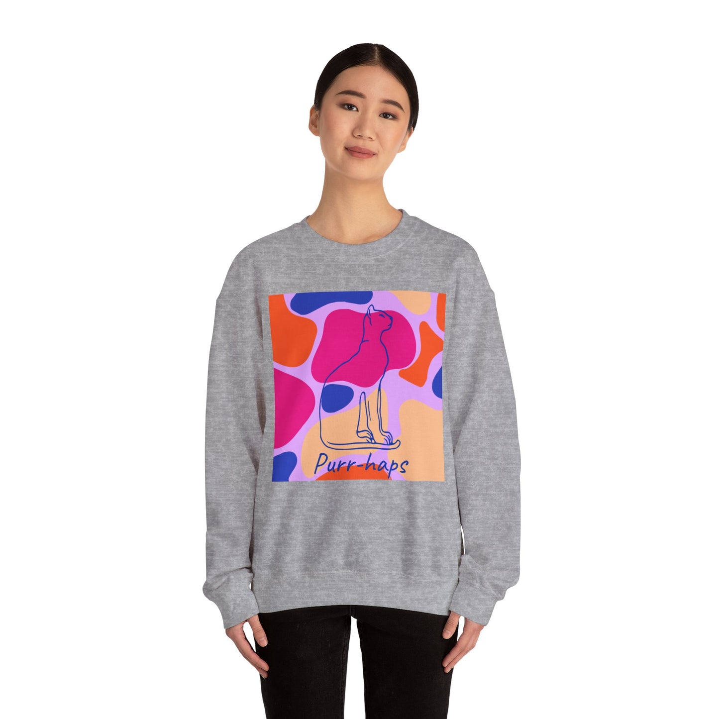 Purr-haps Unisex Heavy Blend™ Crewneck Sweatshirt