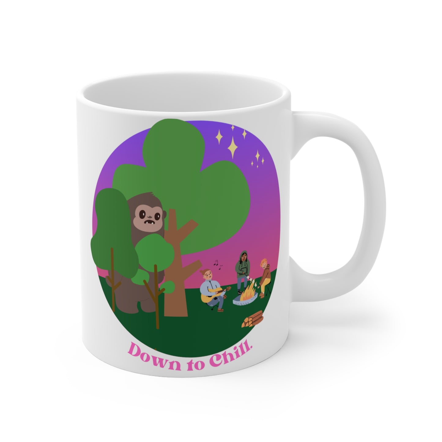 Down to Chill Bigfoot Mug 11oz