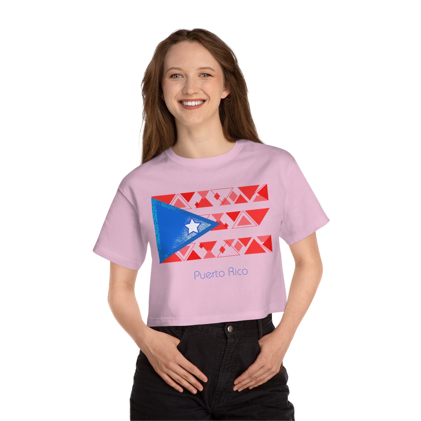 Modern Puerto Rico Champion Women's Heritage Cropped T-Shirt