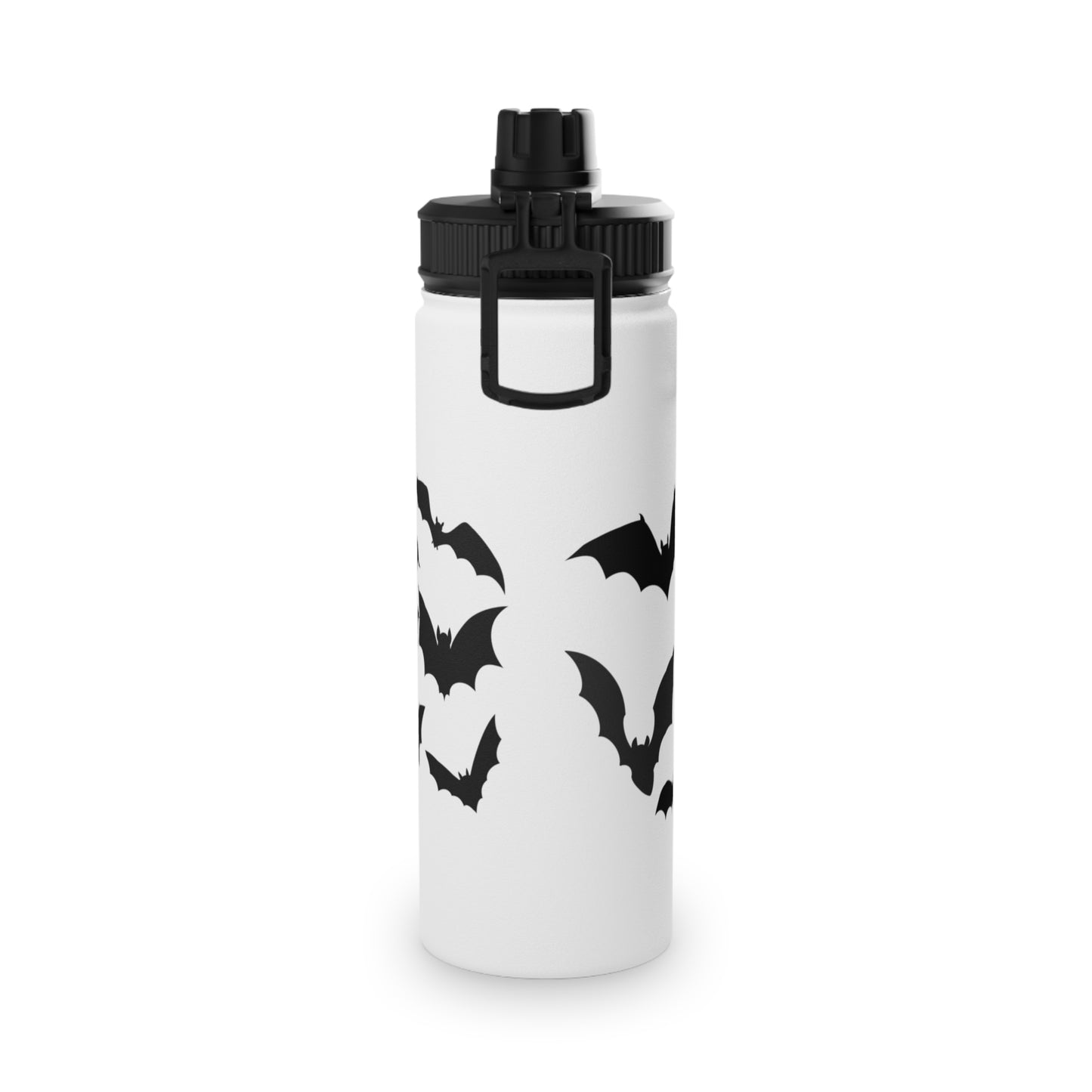 I Love Bats Steel Water Bottle, Standard Lid EU