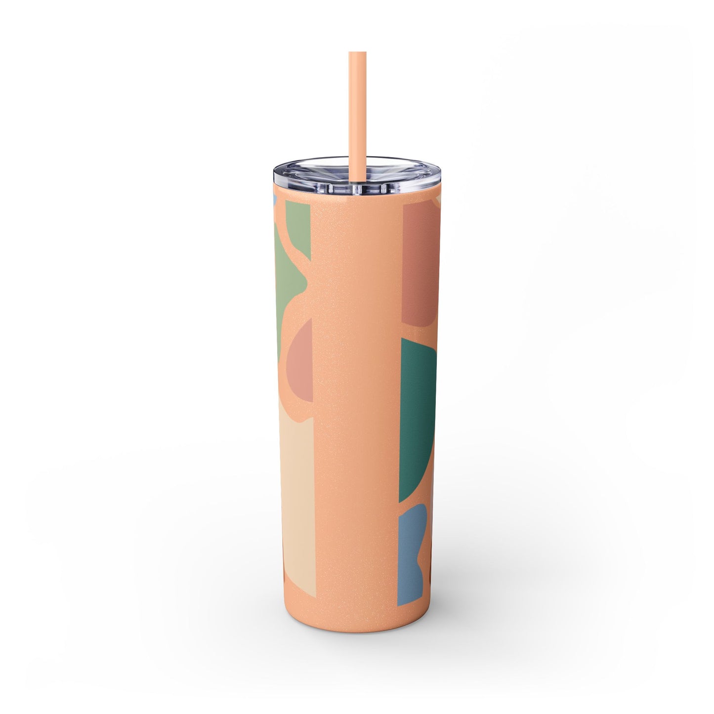 Cute Corgi Rump Skinny Tumbler with Straw, 20oz