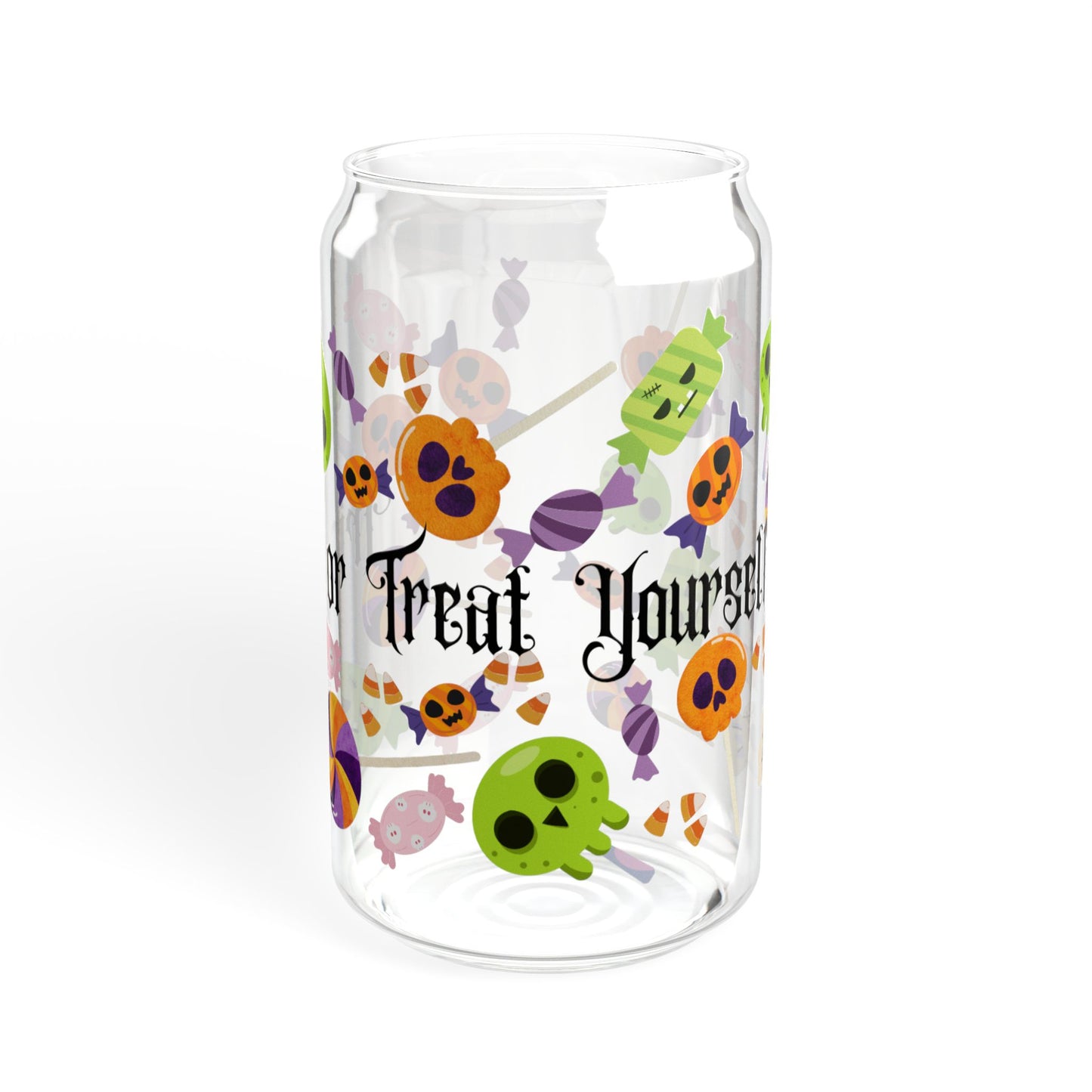 Trick or Treat Yourself Sipper Glass, 16oz