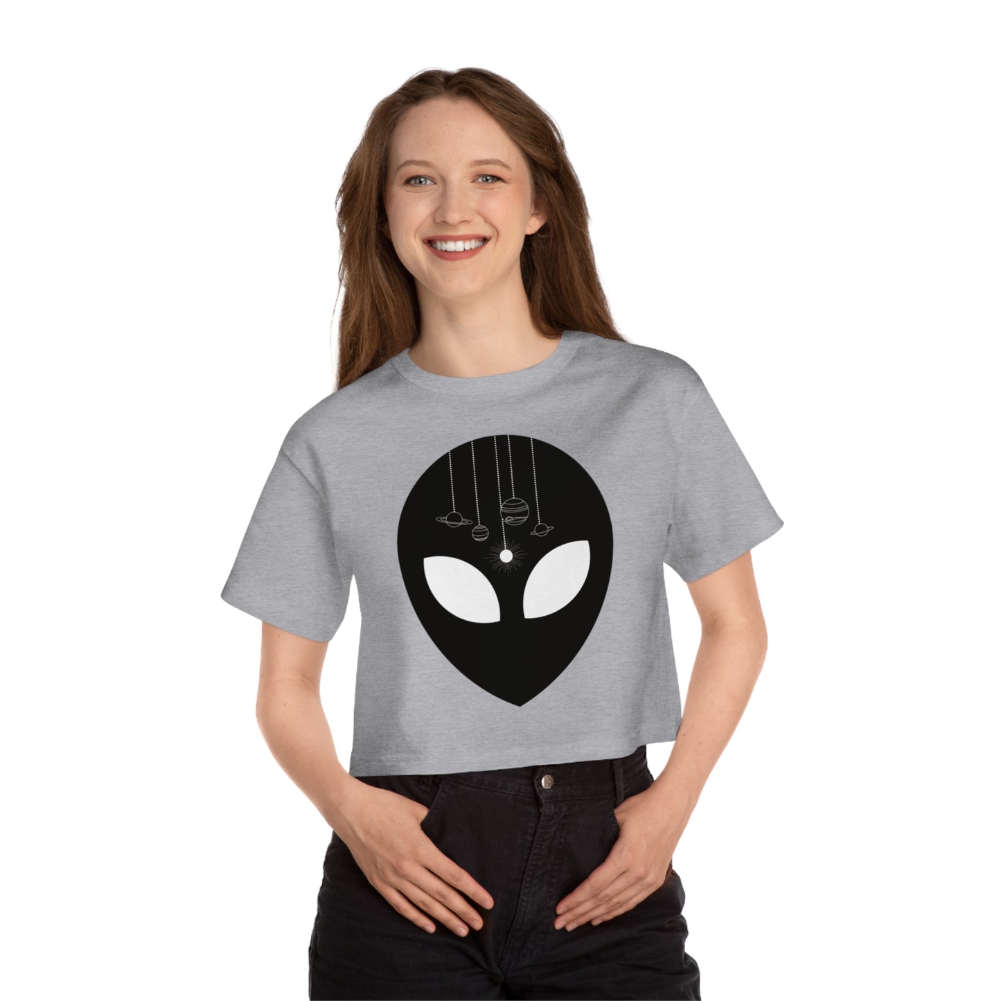 Alien Universe Champion Women's Heritage Cropped T-Shirt