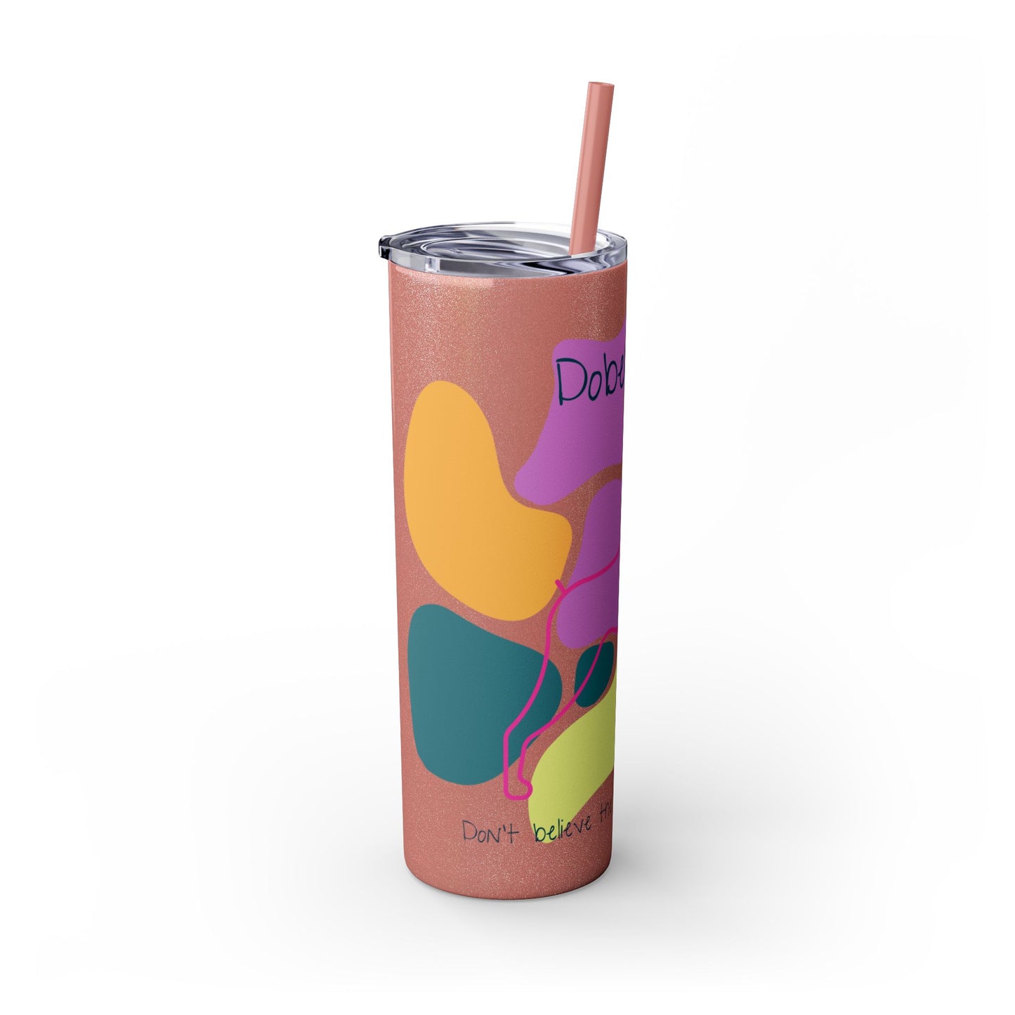 Doberman Tumbler with Straw, 20oz