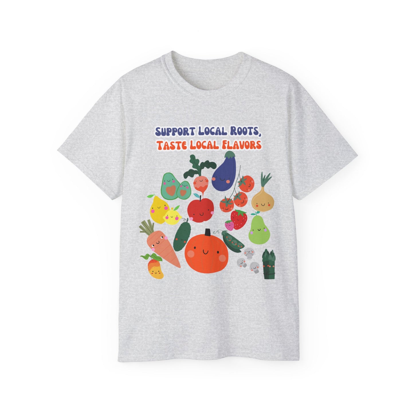 Local Roots Local Flavors Unisex Ultra Cotton Tee