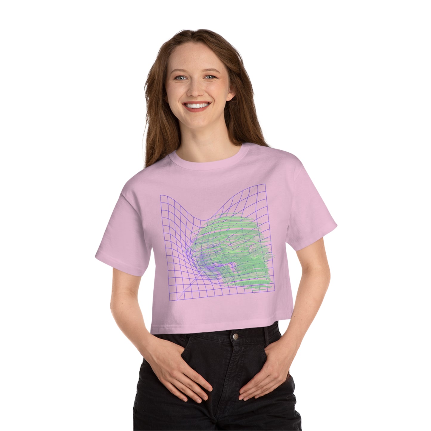 Time and Space Champion Women's Heritage Cropped T-Shirt