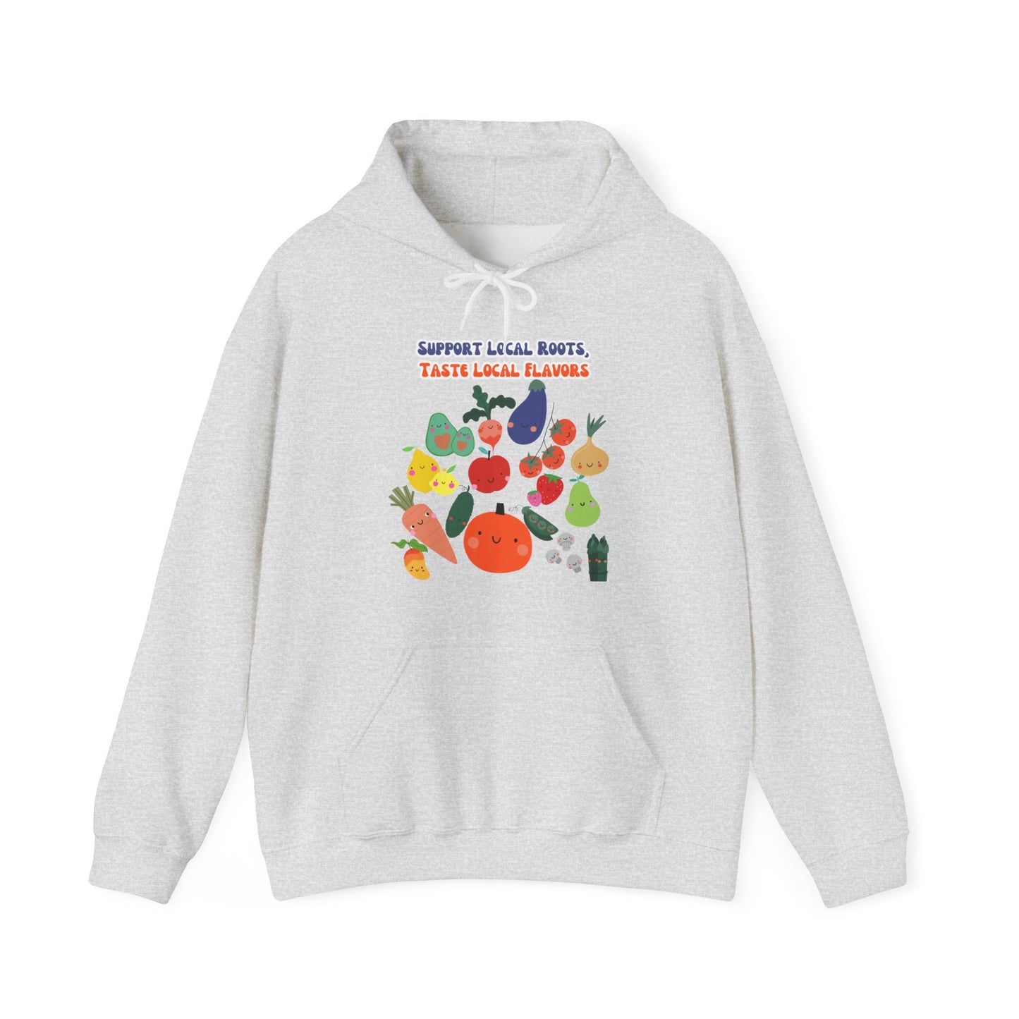 Local Roots, Local Flavors Unisex Heavy Blend™ Hooded Sweatshirt EU