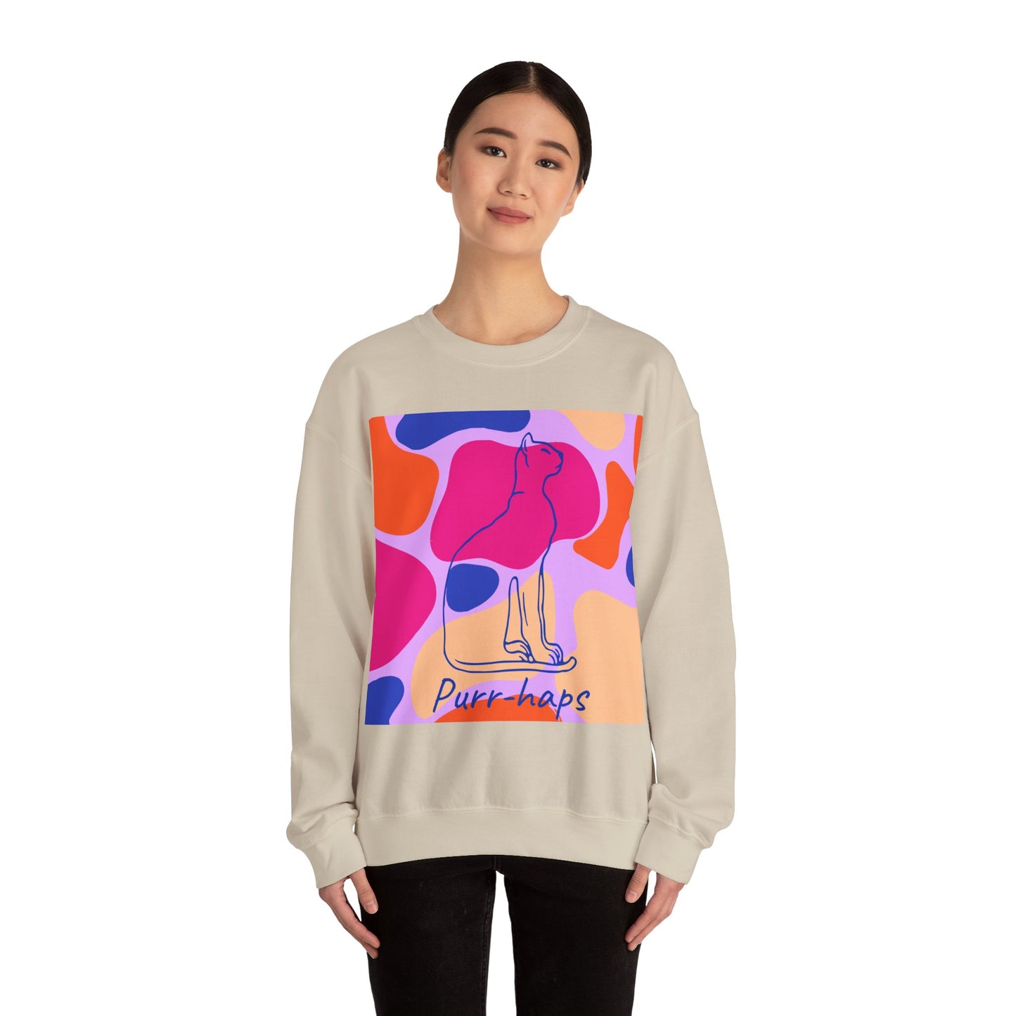 Purr-haps Unisex Heavy Blend™ Crewneck Sweatshirt EU