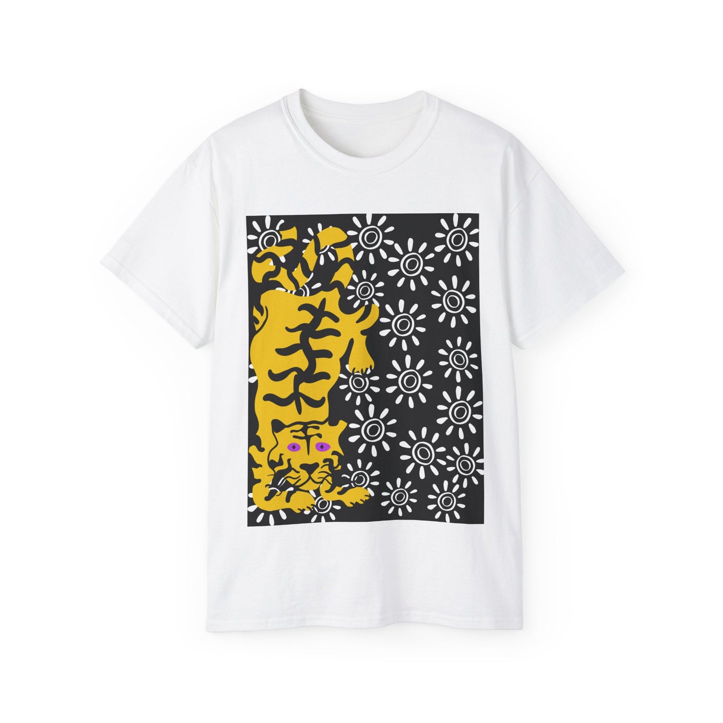 Tiger with White Suns Unisex Ultra Cotton Tee