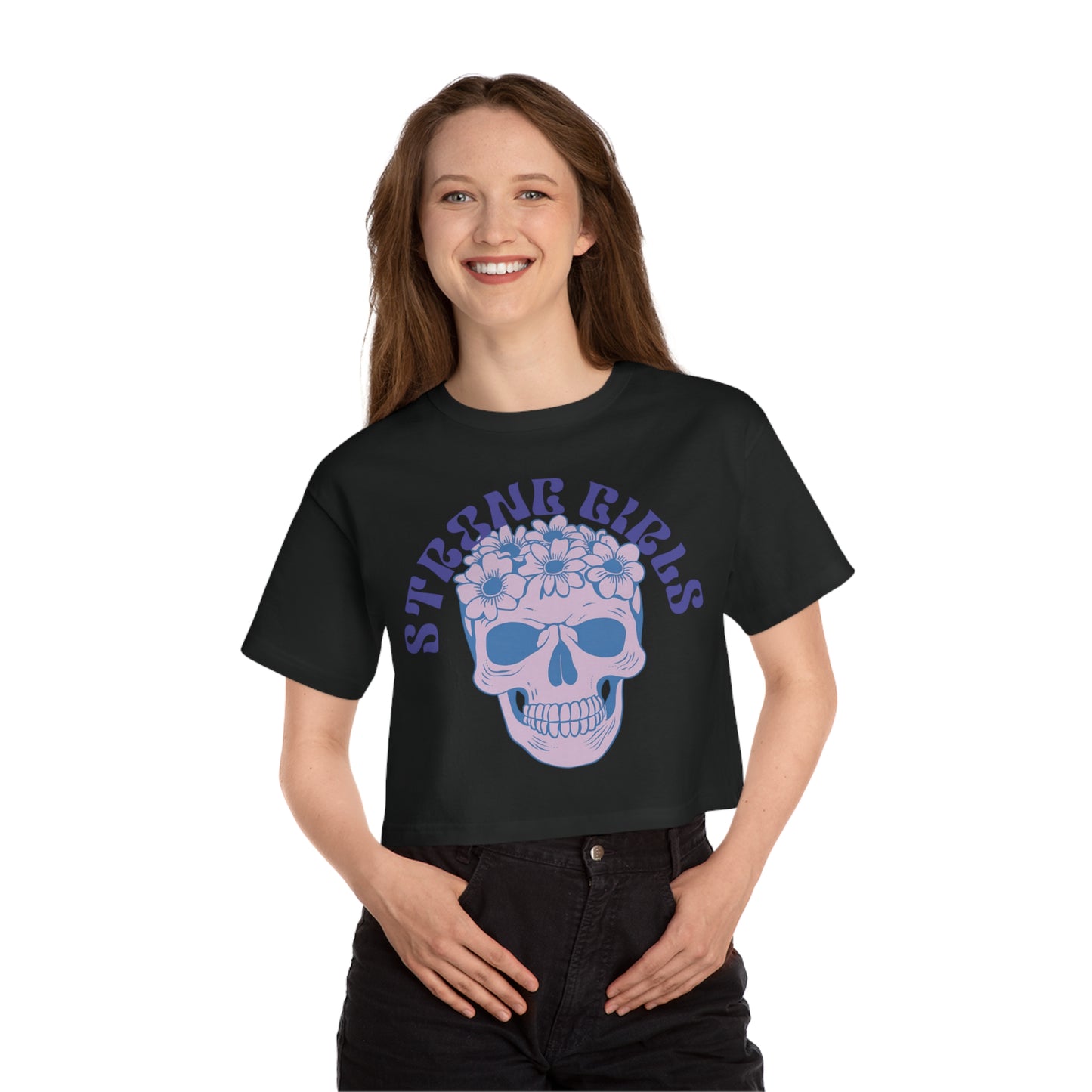 Strange Girls Champion Women's Heritage Cropped T-Shirt