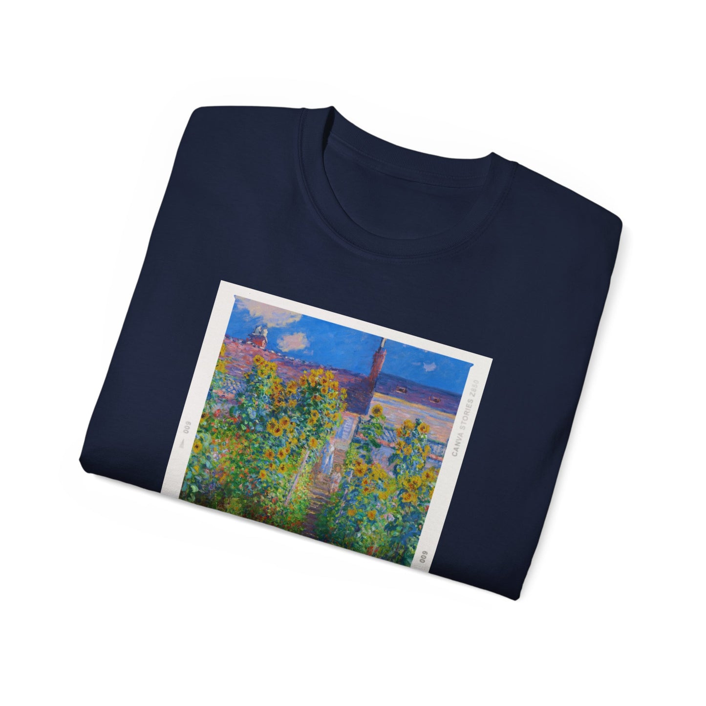 Fotografía de Claude Monet en el jardín de Vetheuil, 1880 Ultra Cotton Tee EU