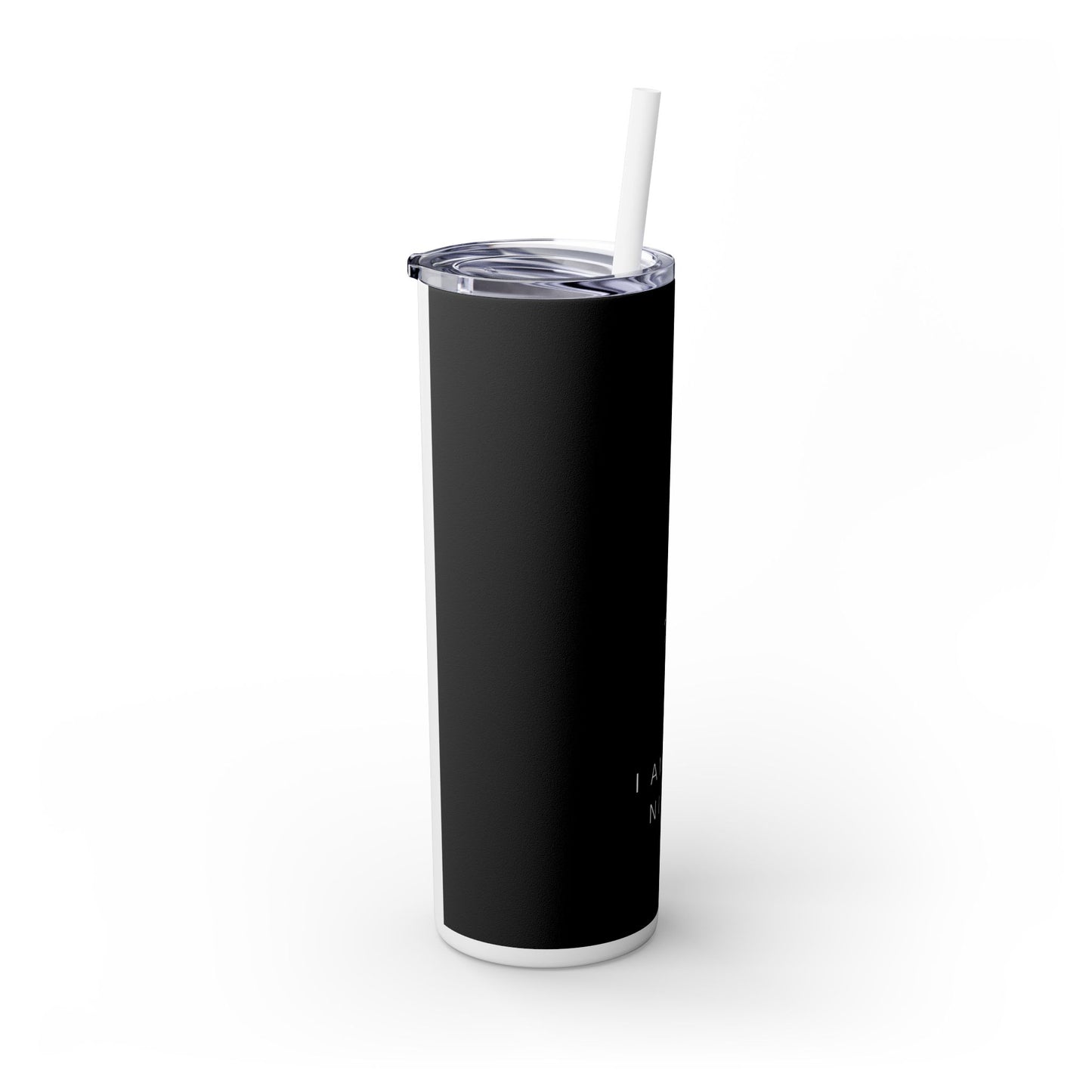 Black Cat Tumbler with Straw, 20oz